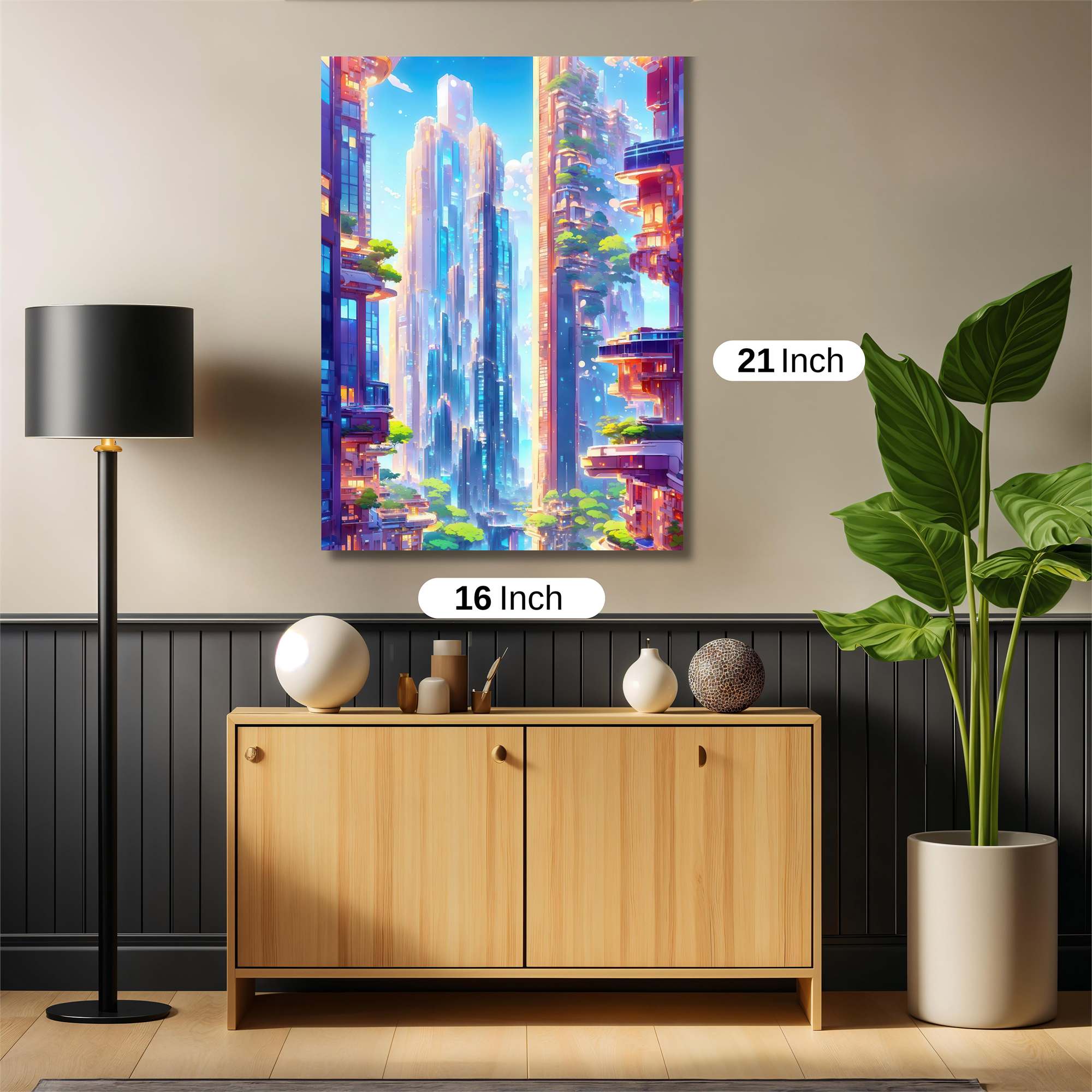Cybernetic Dreamscape Safe Wall Magnetic / M