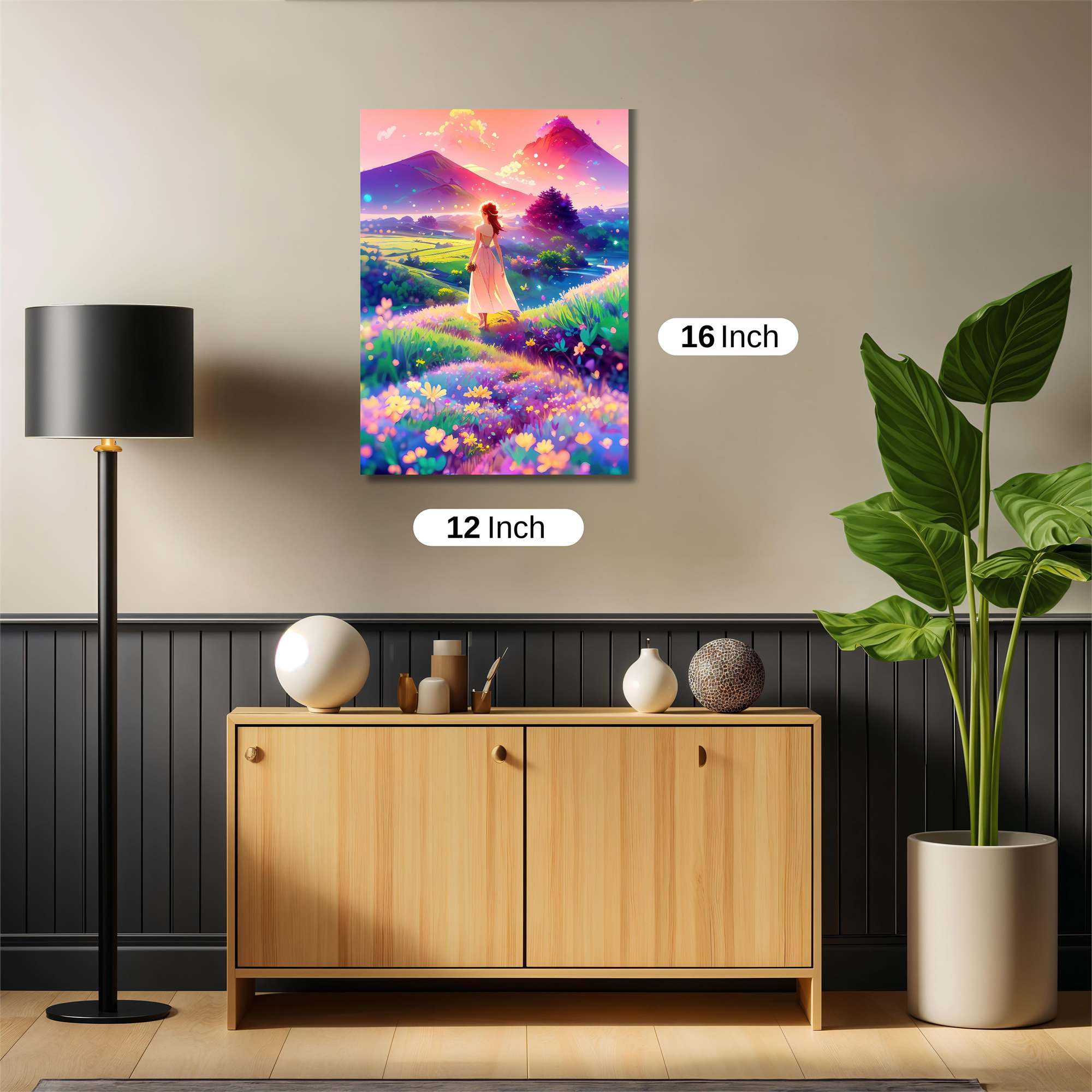 Sunset Serenity Safe Wall Magnetic / M