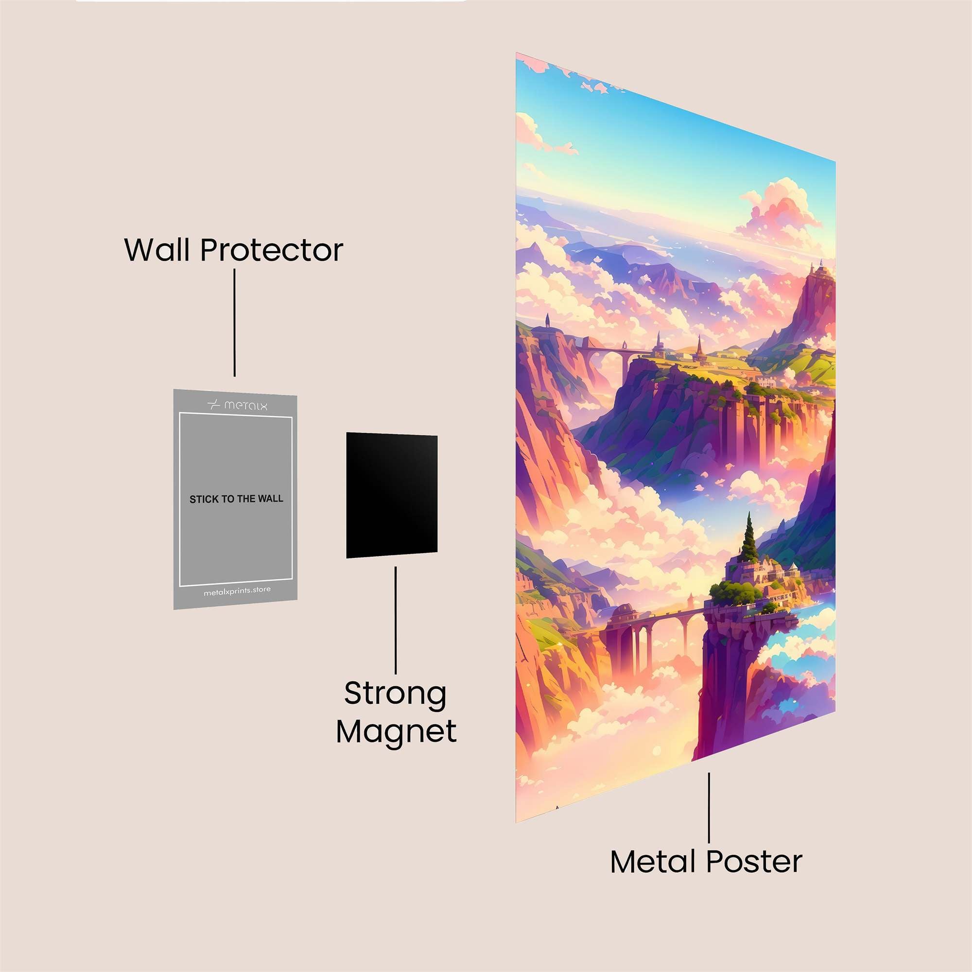 Skyward Serenity Safe Wall Magnetic / M