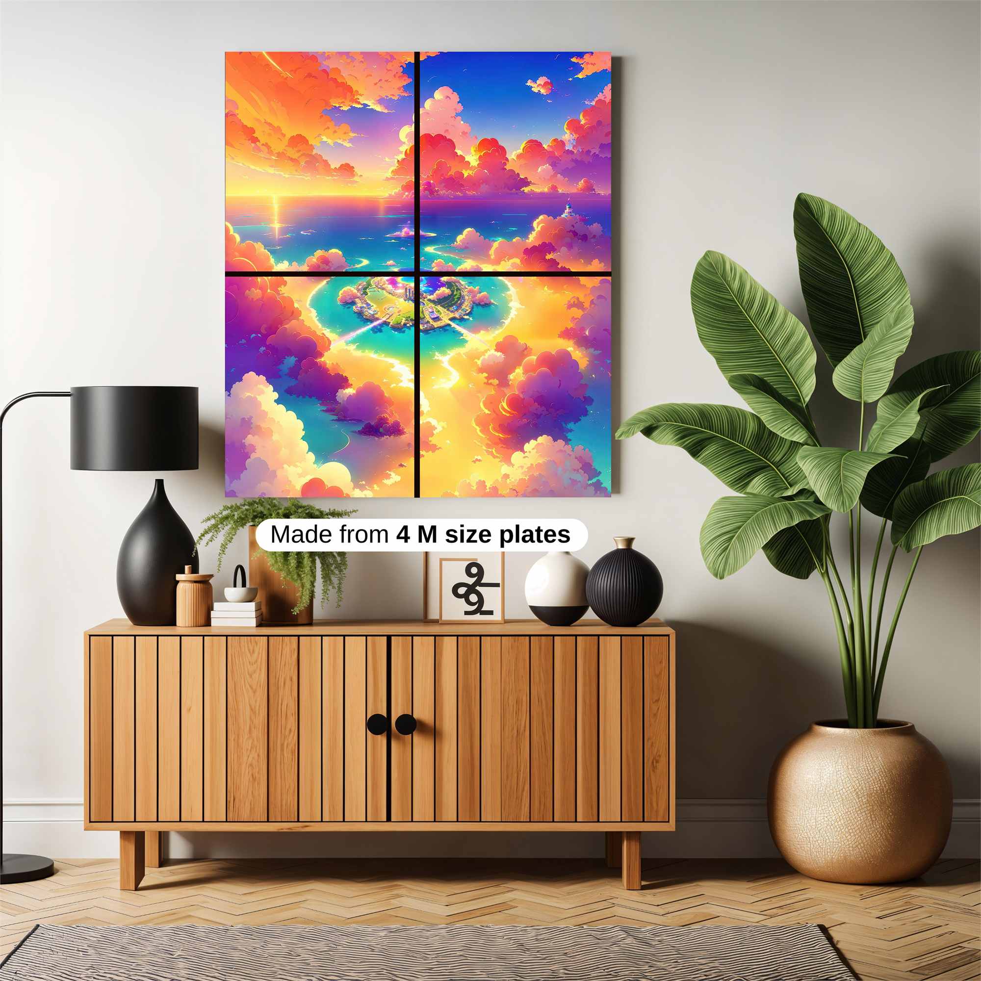 Island Serenity Safe Wall Magnetic / M