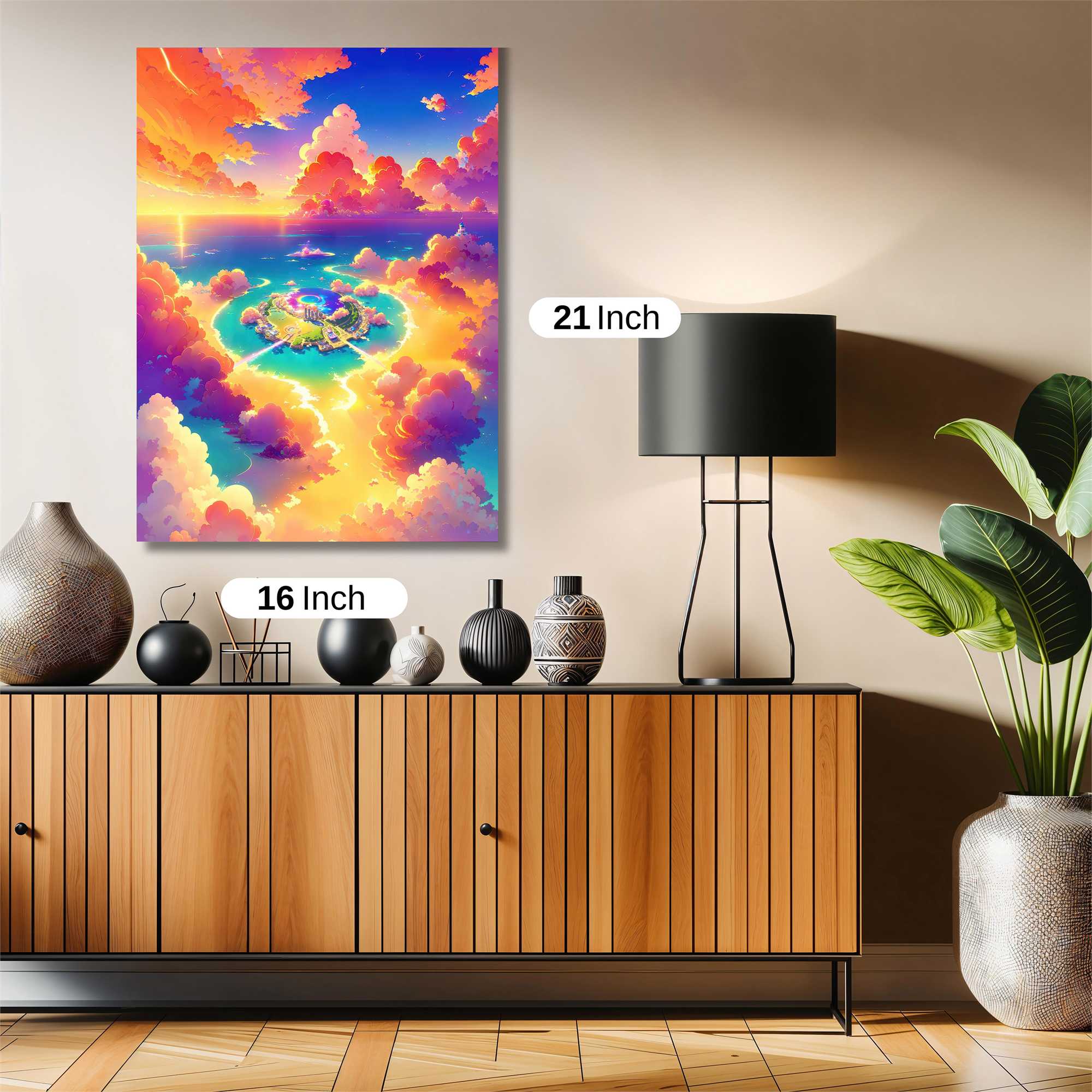 Island Serenity Safe Wall Magnetic / M