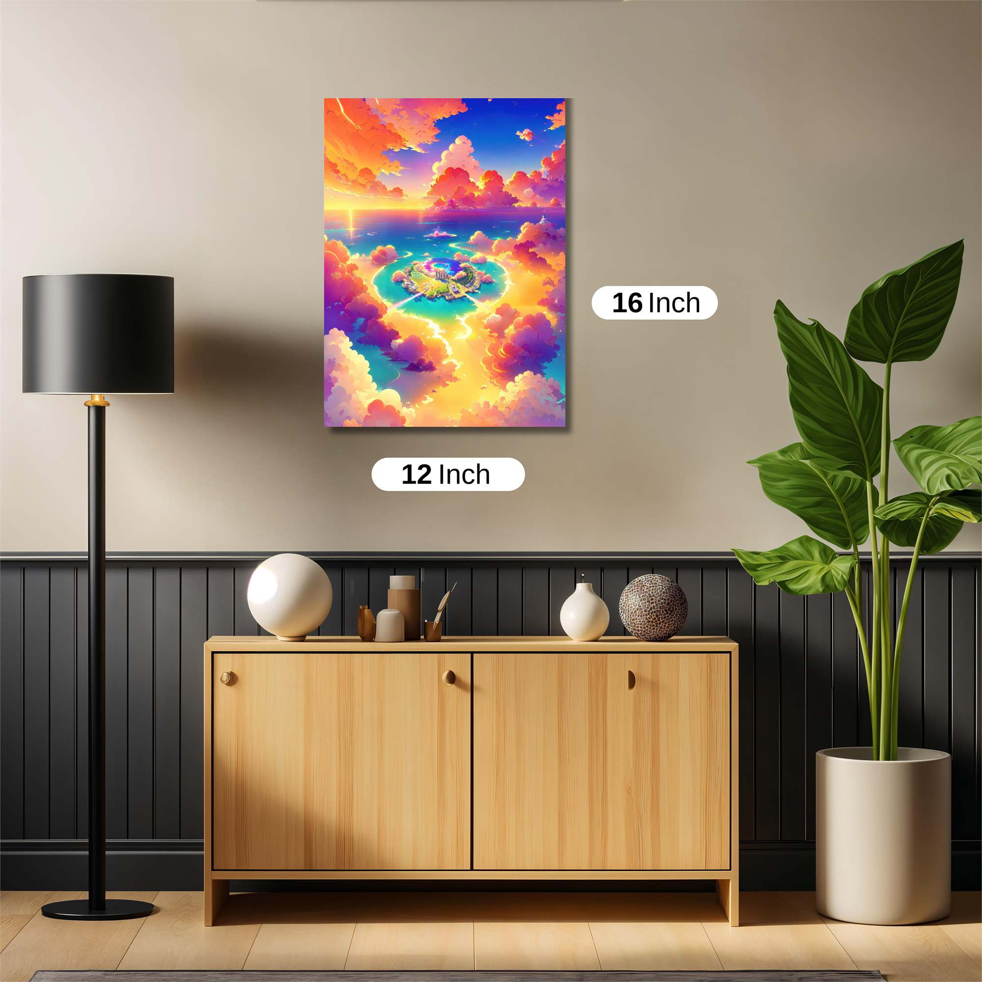 Island Serenity Safe Wall Magnetic / M