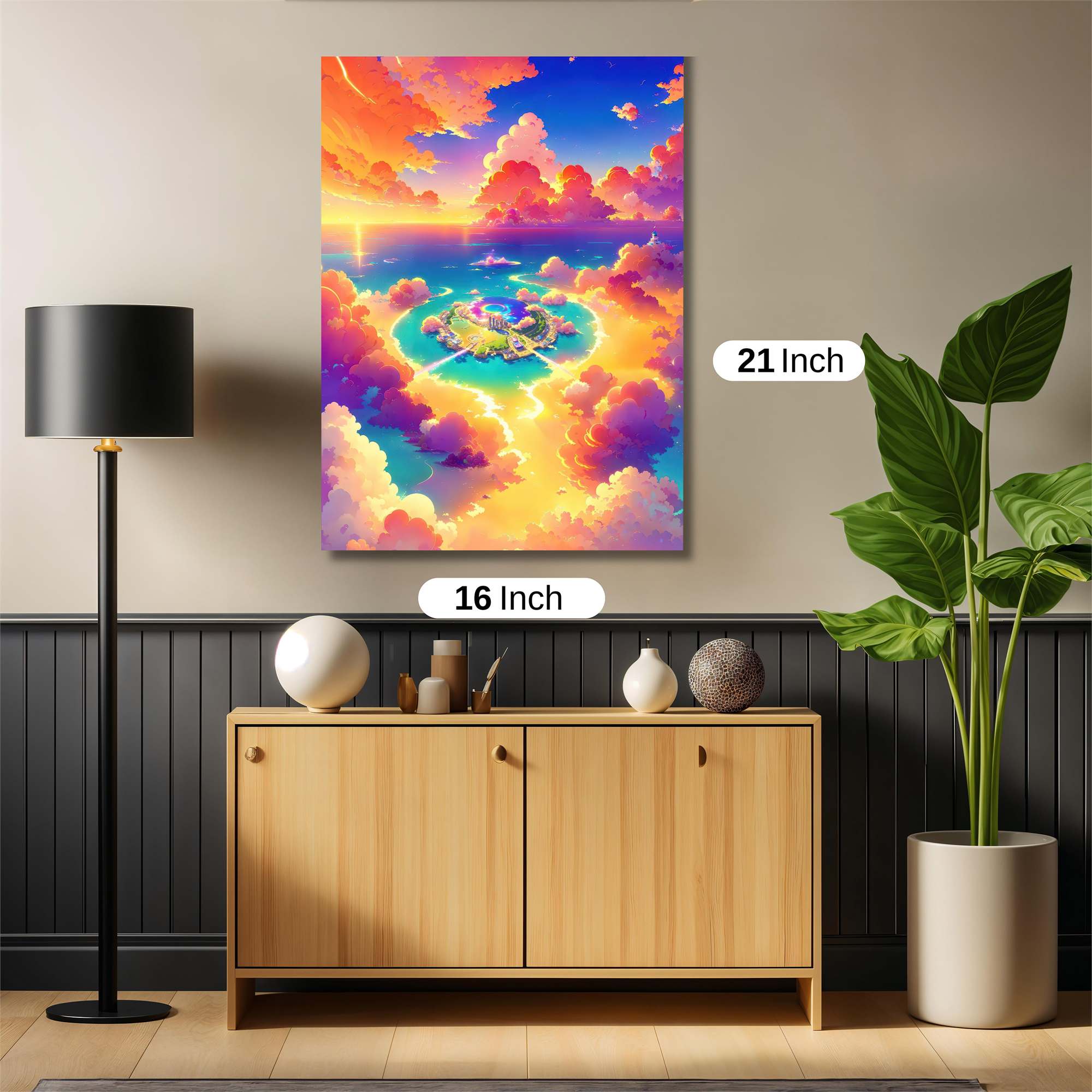 Island Serenity Safe Wall Magnetic / M