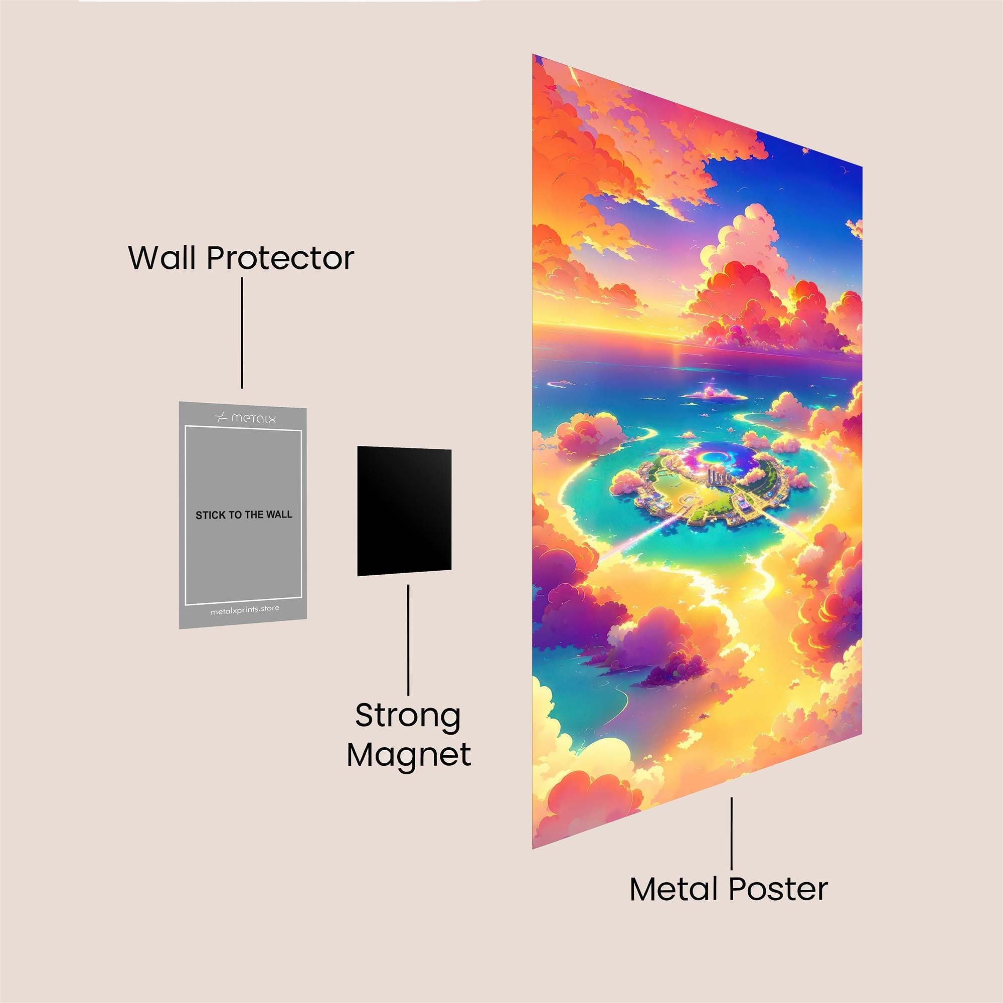 Island Serenity Safe Wall Magnetic / M