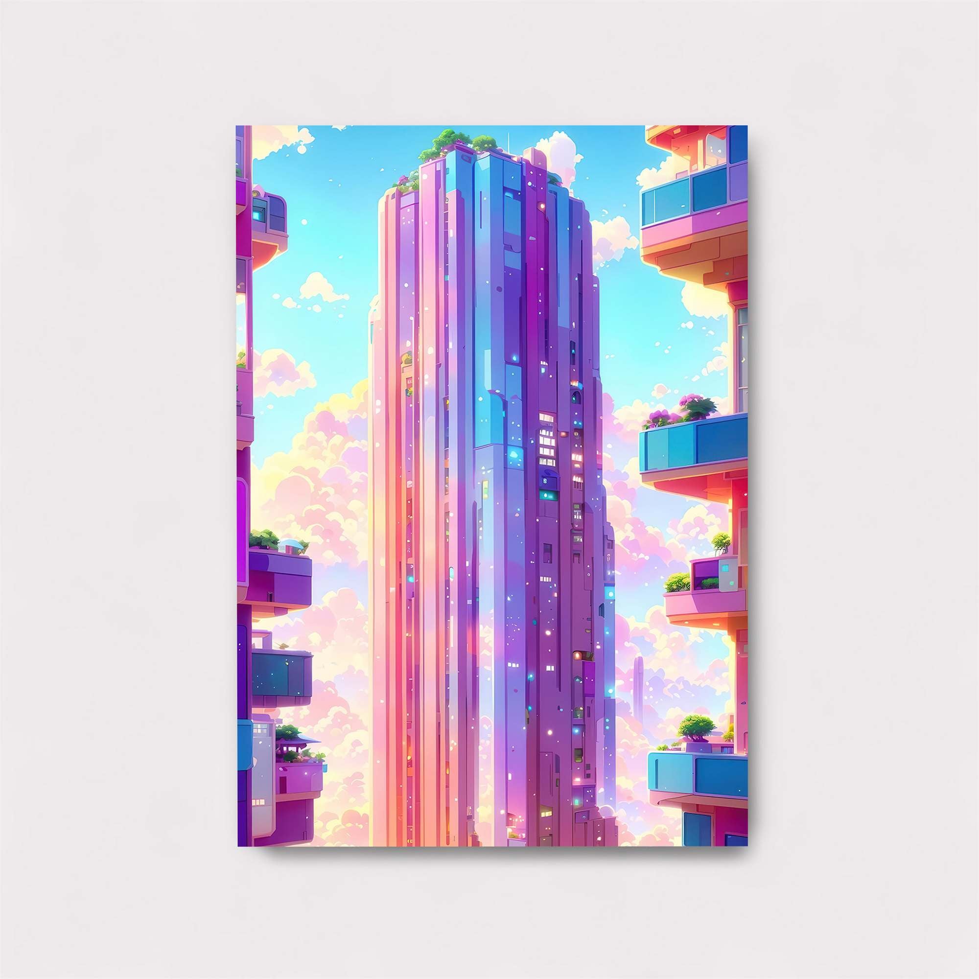 Skyscraper Serenity Safe Wall Magnetic / M