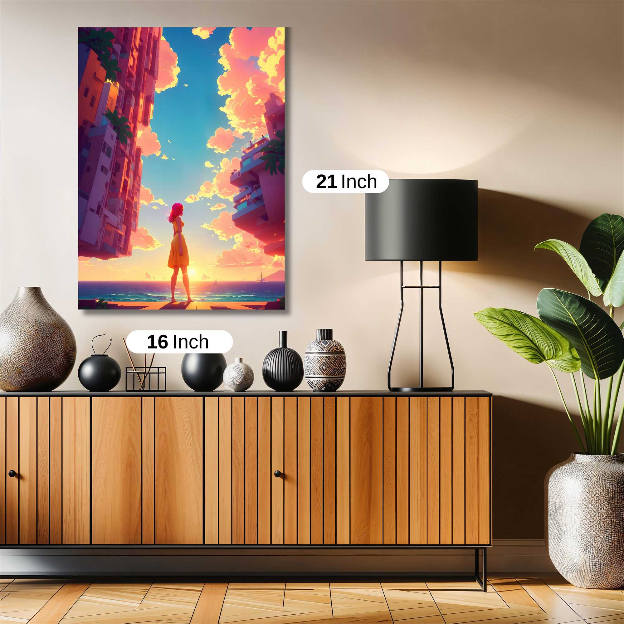 Sunset Serenity Safe Wall Magnetic / M