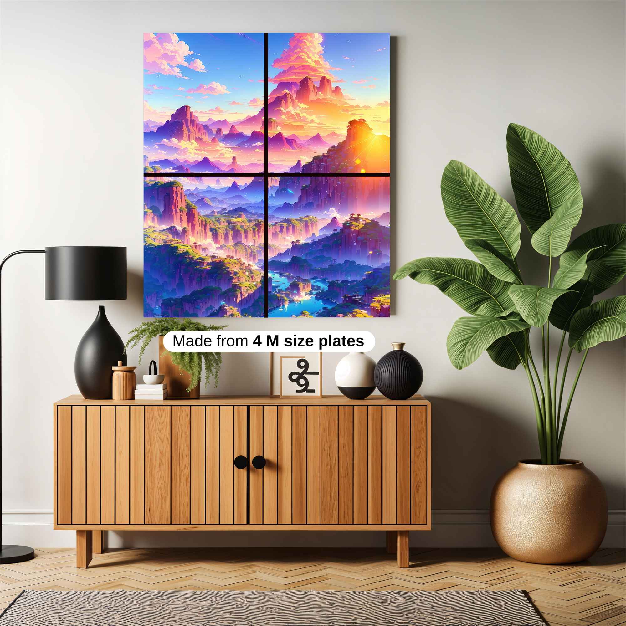 Mountain Rapture Safe Wall Magnetic / M