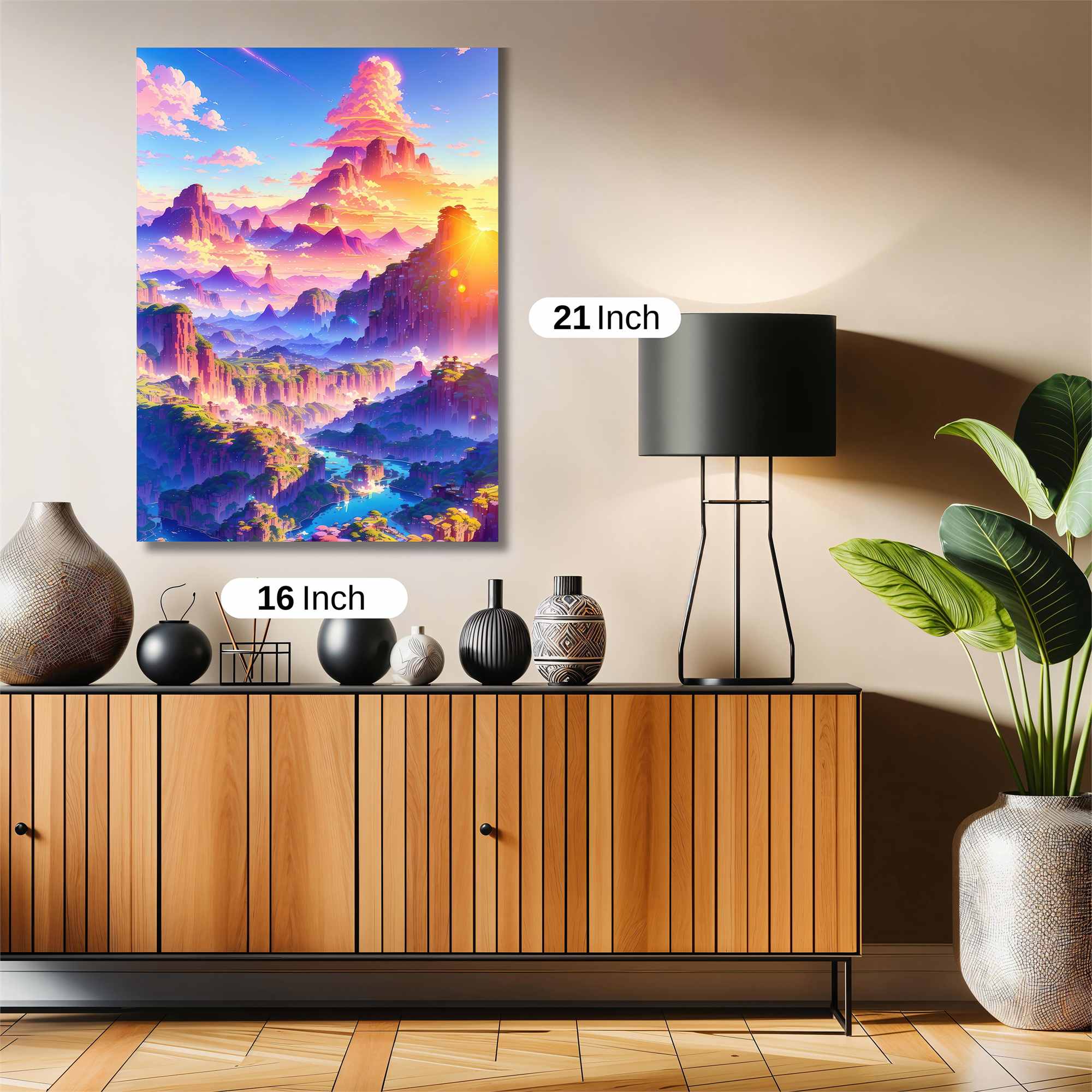 Mountain Rapture Safe Wall Magnetic / M