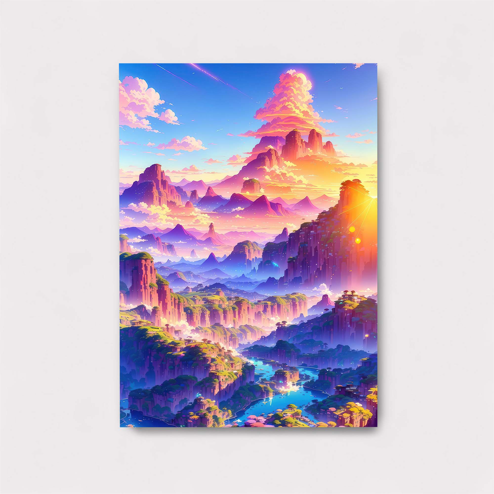 Mountain Rapture Safe Wall Magnetic / M