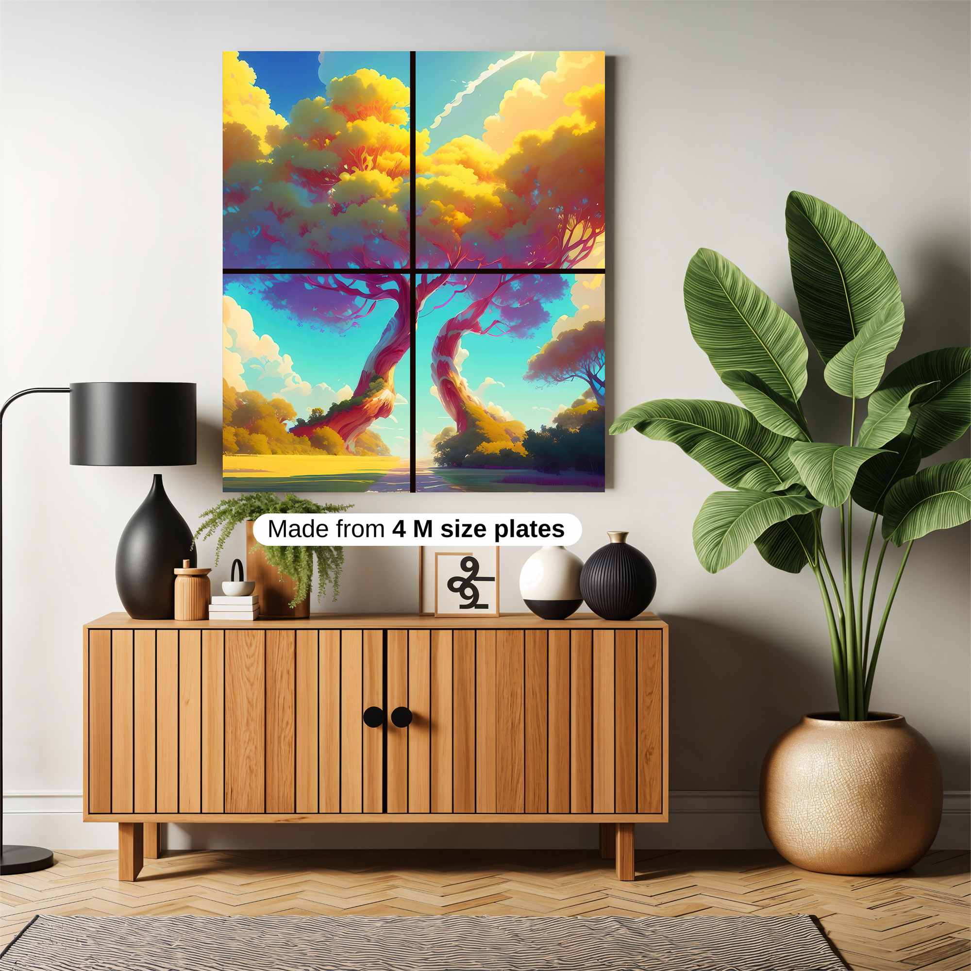 Sunlit Serenity Safe Wall Magnetic / M