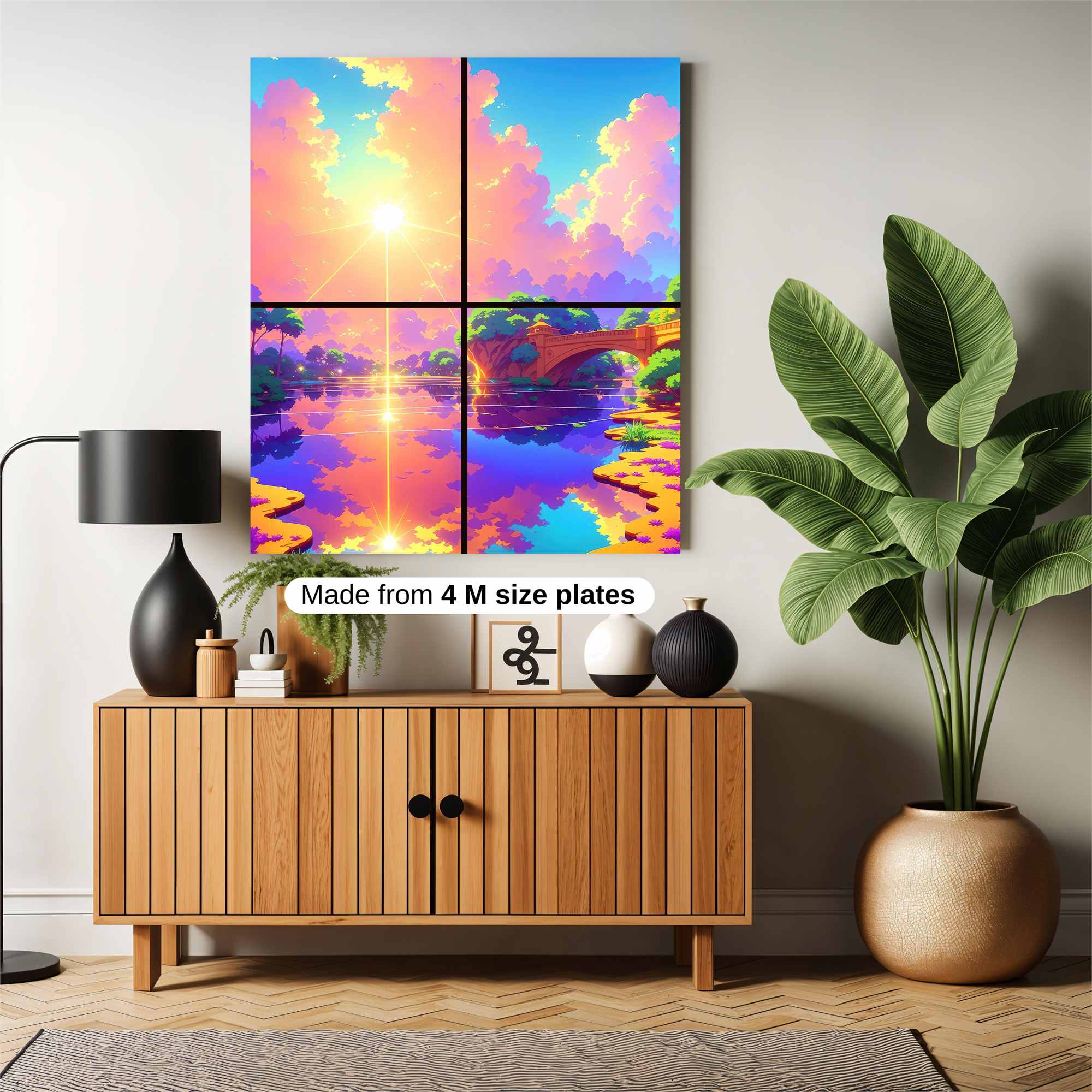 Sunset Serenity Safe Wall Magnetic / M