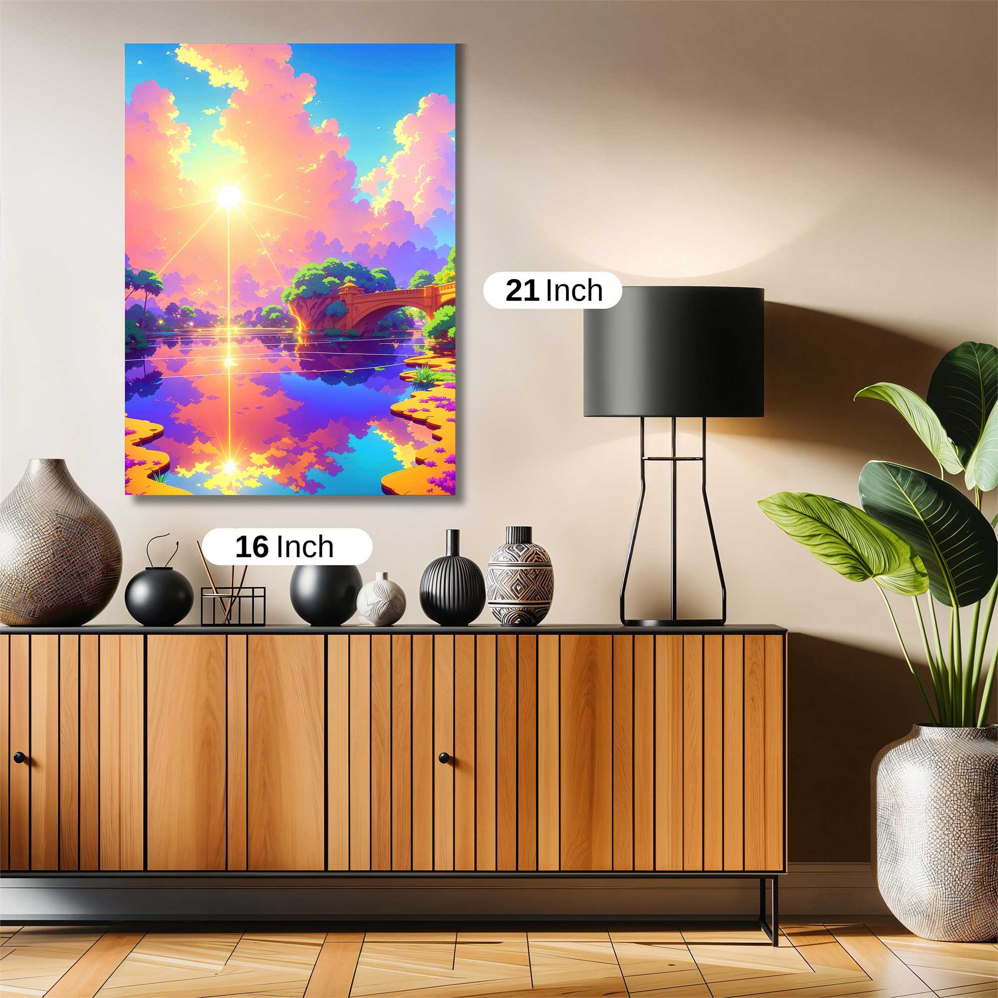 Sunset Serenity Safe Wall Magnetic / M