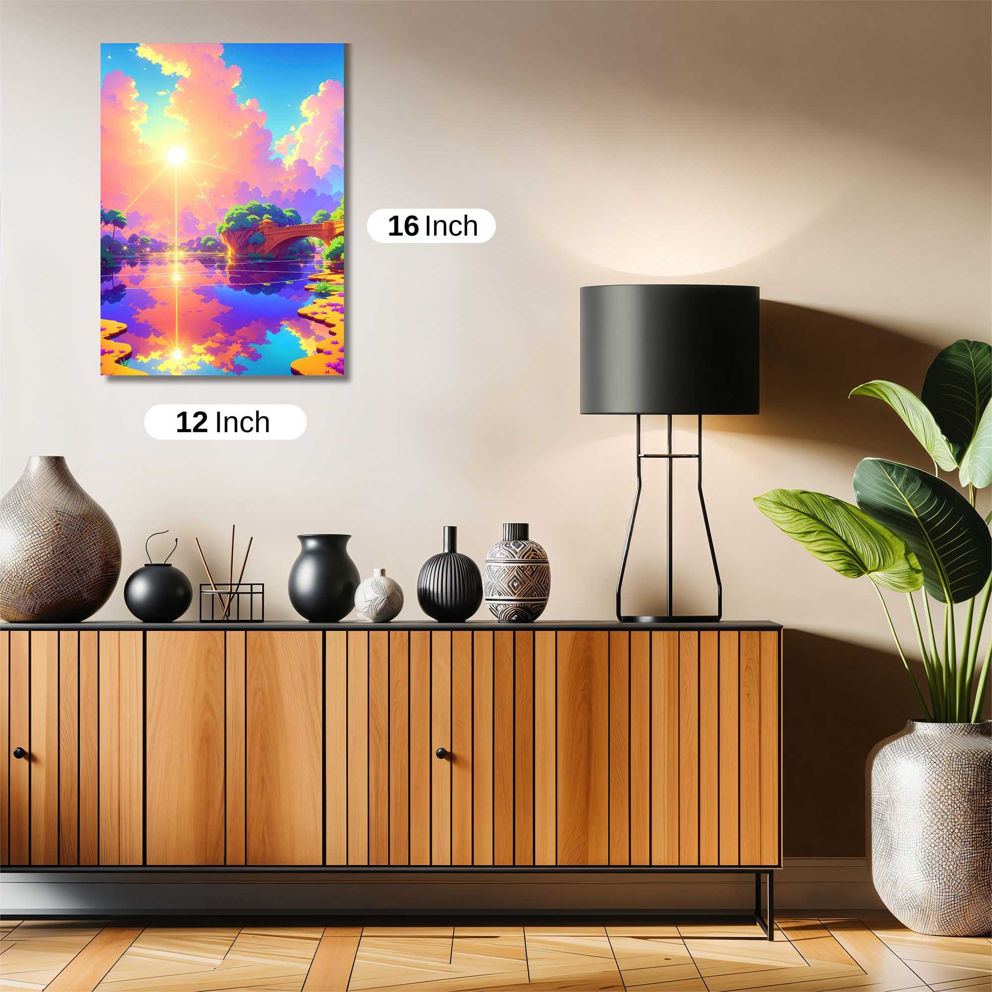 Sunset Serenity Safe Wall Magnetic / M