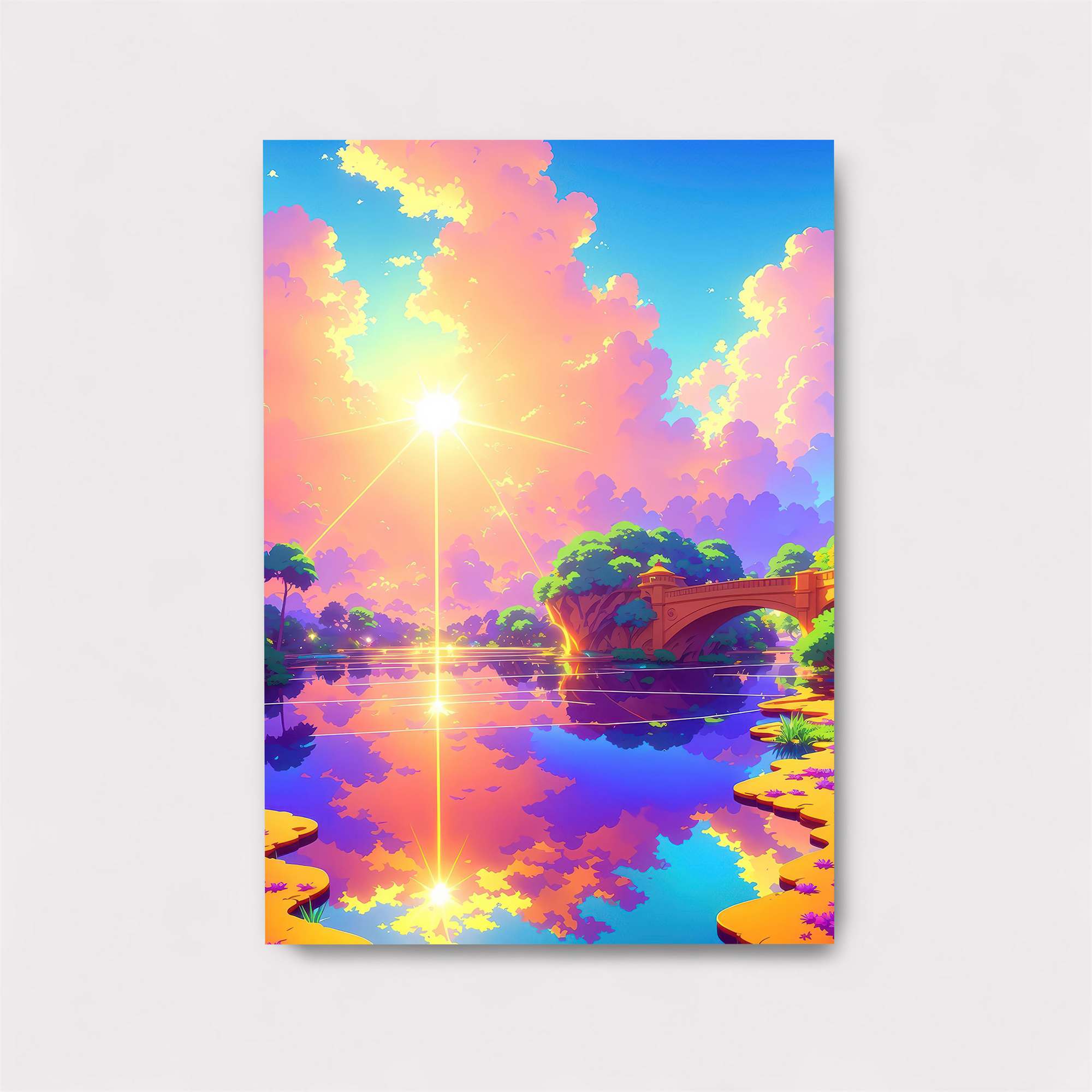 Sunset Serenity Safe Wall Magnetic / M