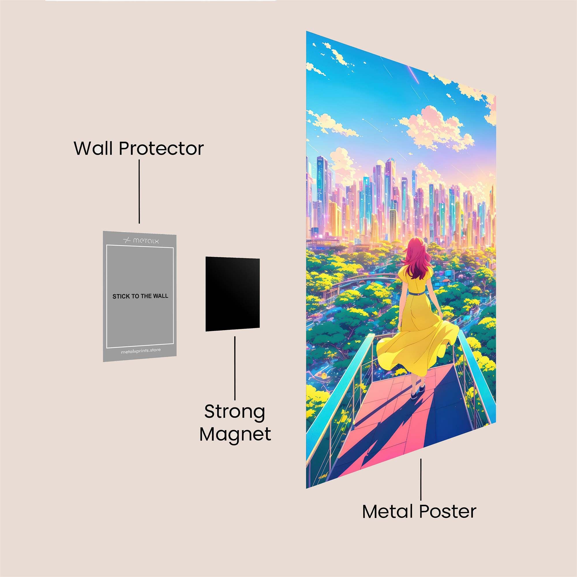 Future Bliss Safe Wall Magnetic / M