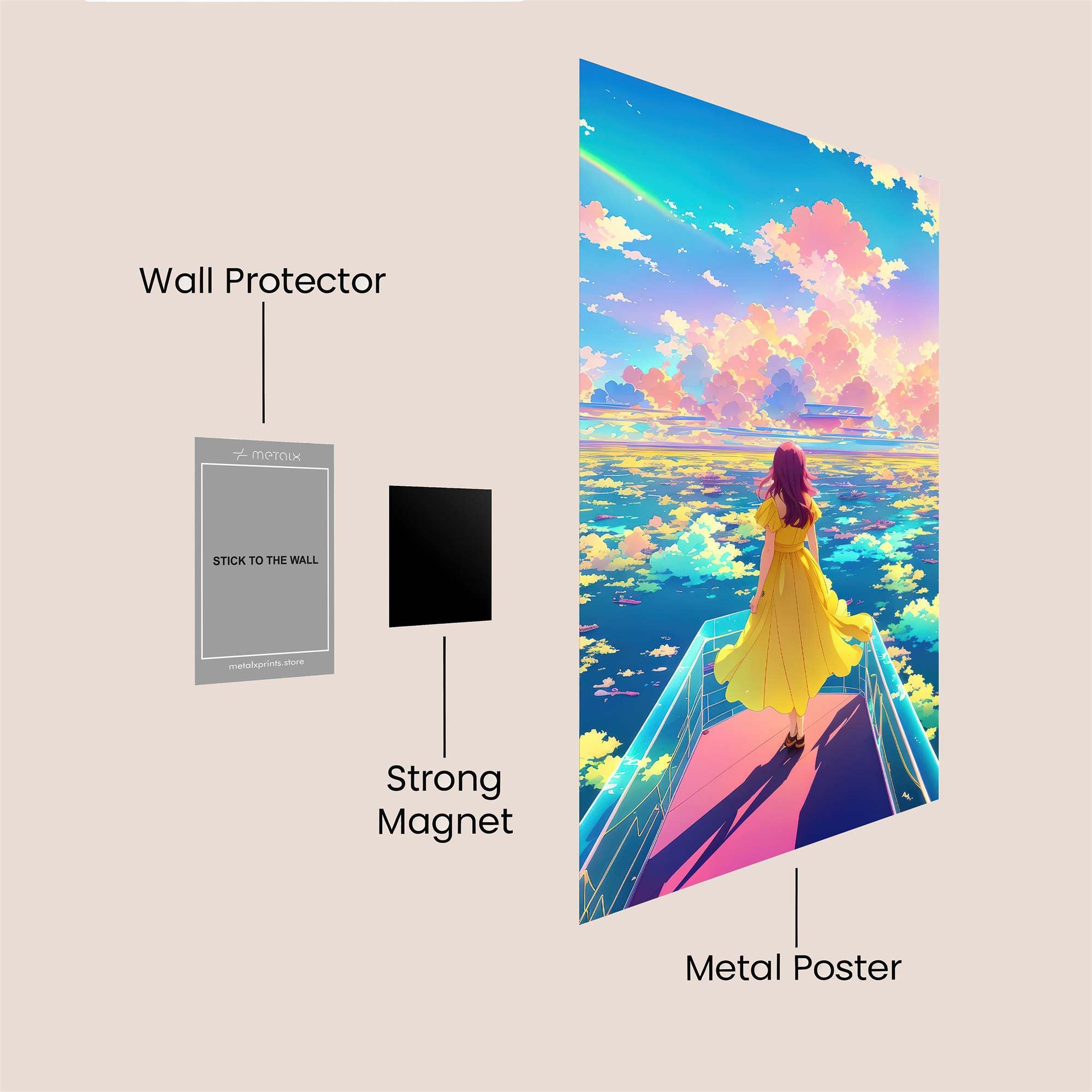 Skyward Bliss Safe Wall Magnetic / M