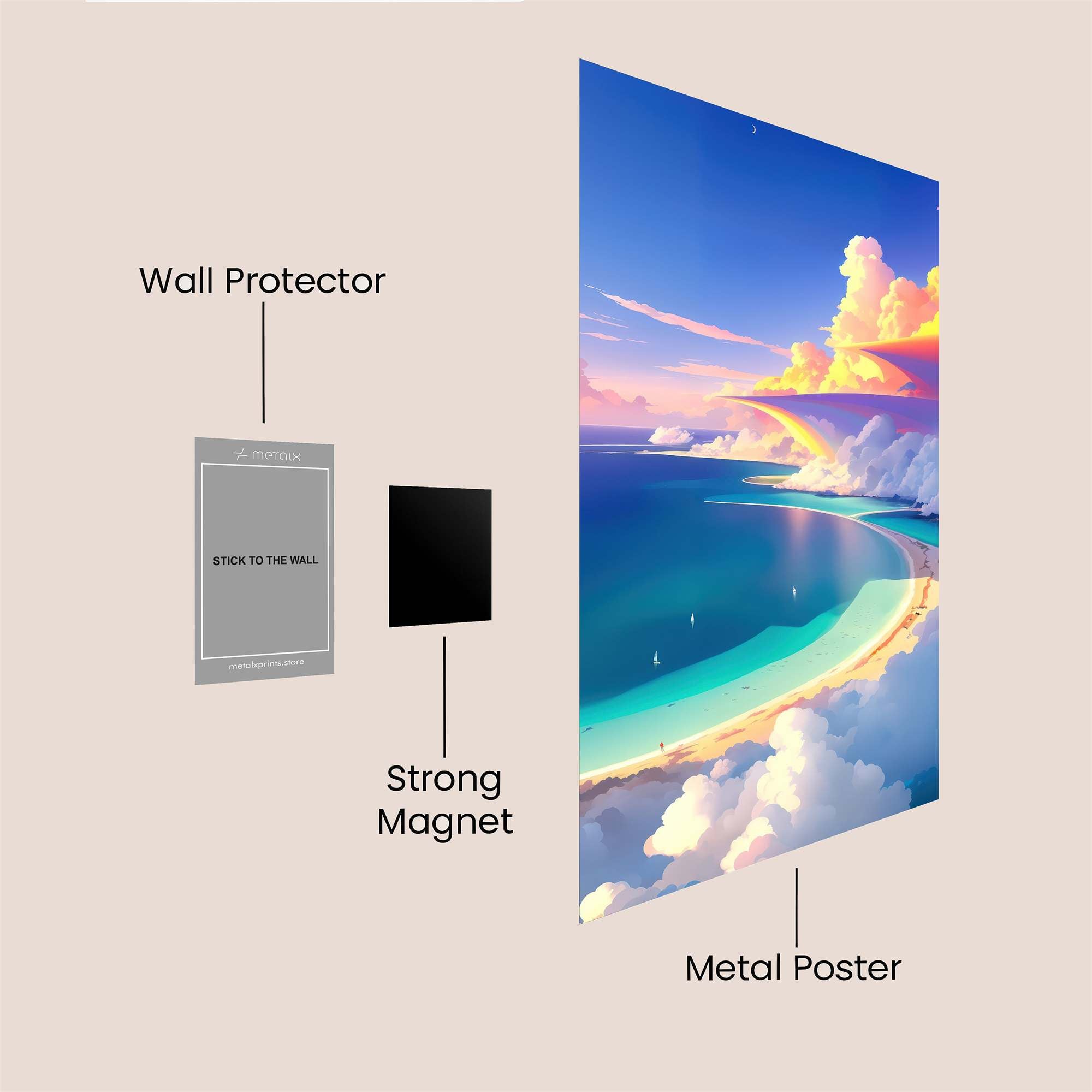 Paradise Serene Safe Wall Magnetic / M