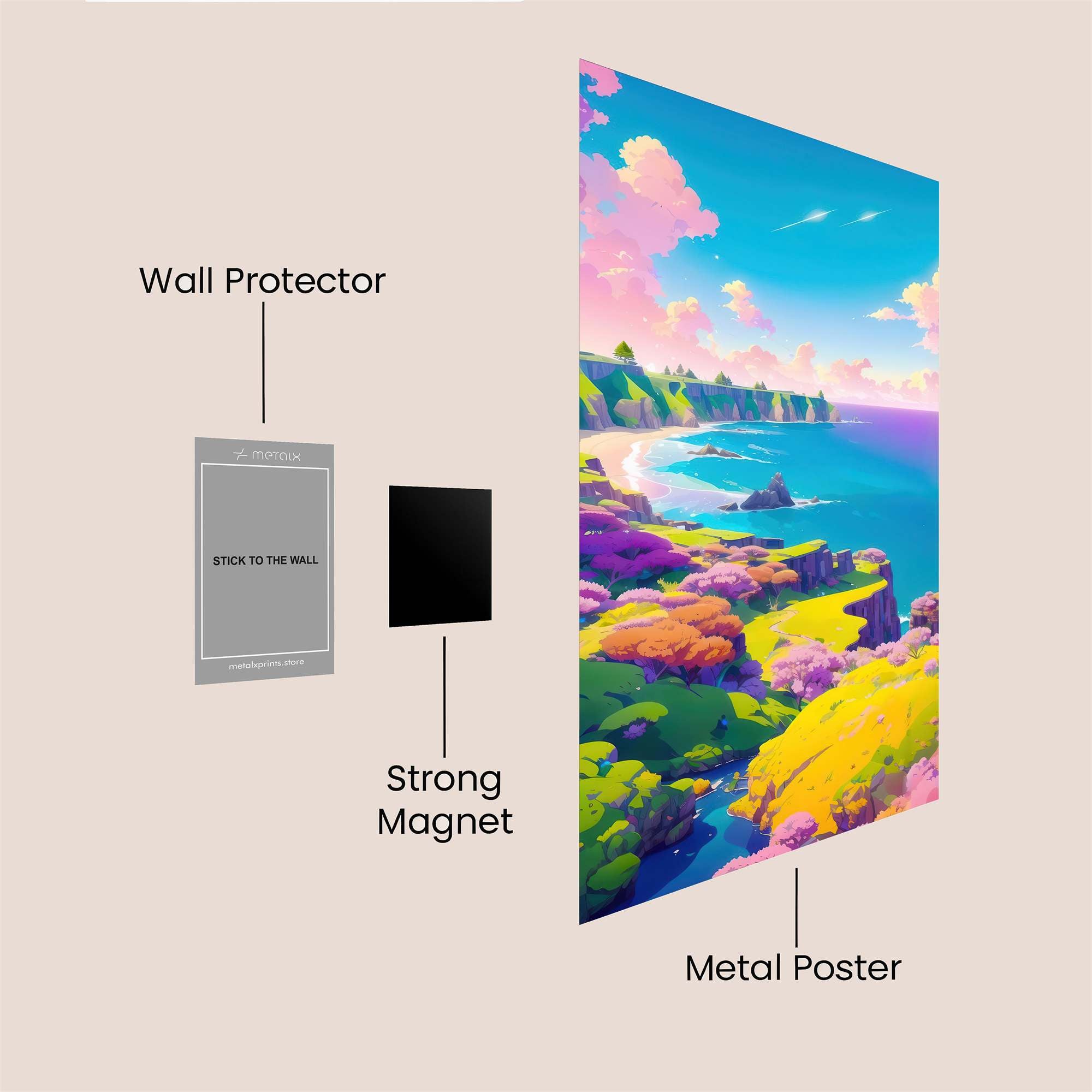 Dreamscape Bliss Safe Wall Magnetic / M