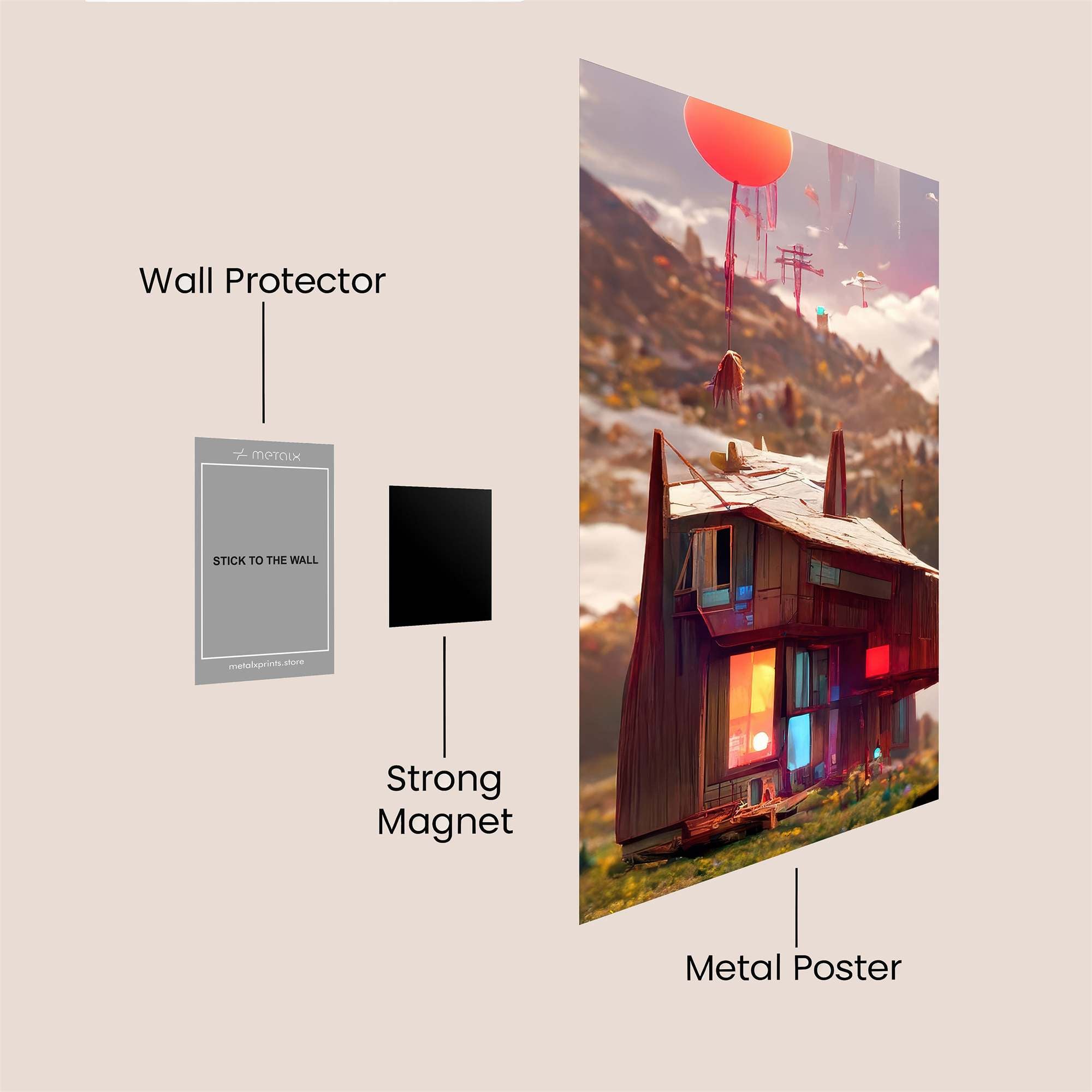 Cosmic Haven Safe Wall Magnetic / M