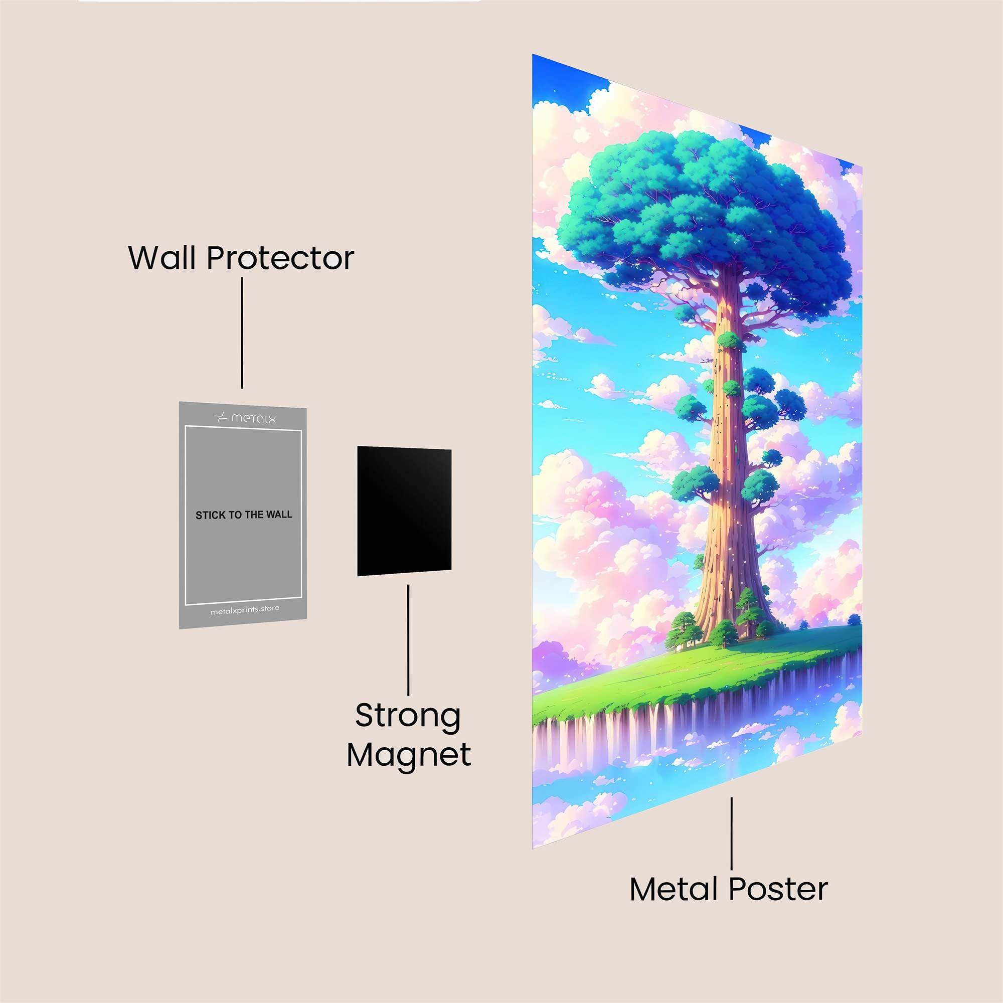 Heavenly Serenity Safe Wall Magnetic / M