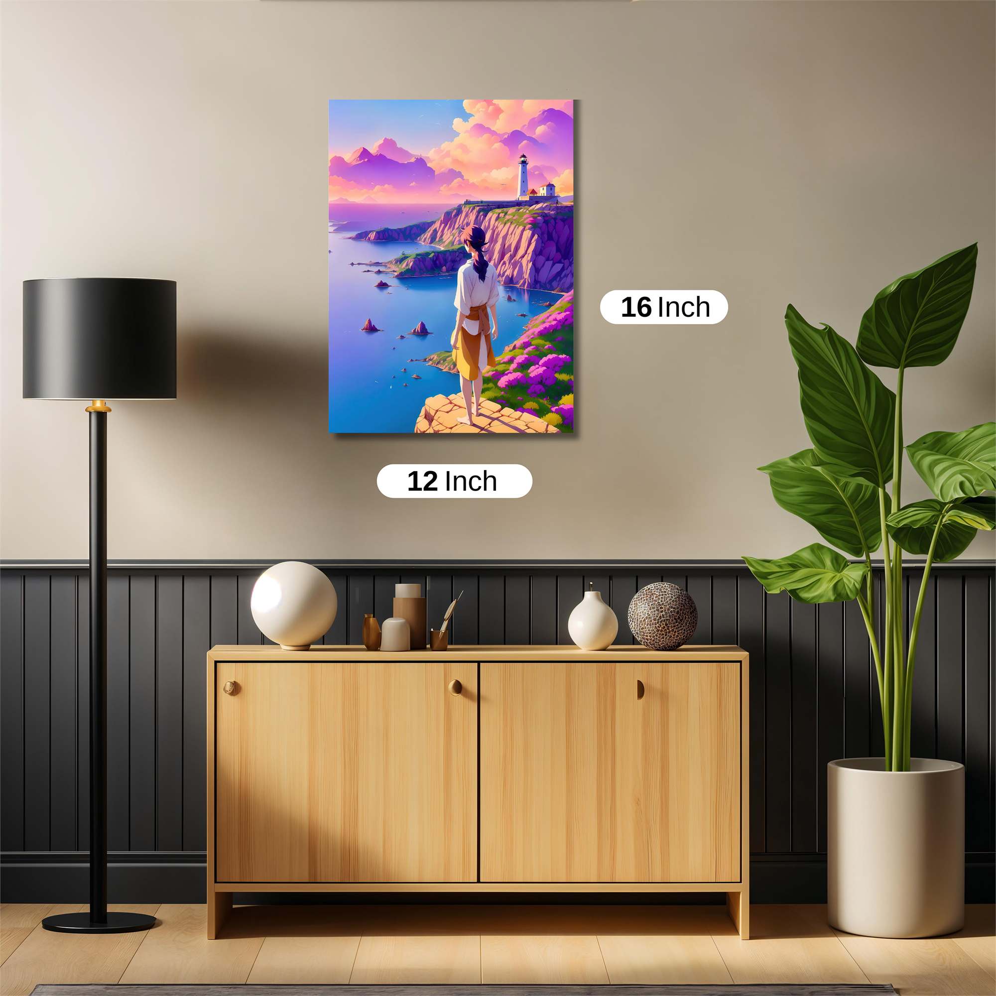 Lighthouse Serenity Safe Wall Magnetic / M