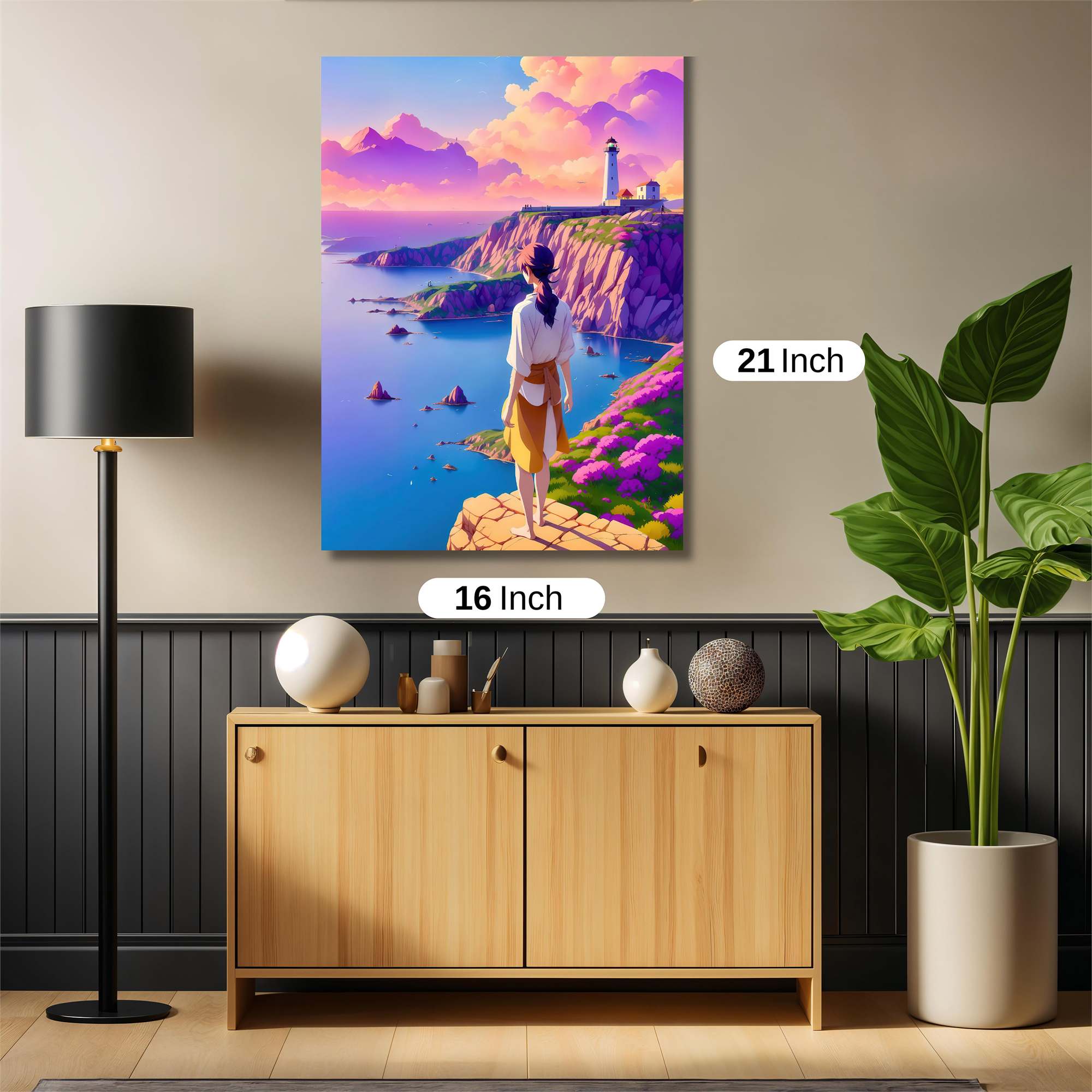 Lighthouse Serenity Safe Wall Magnetic / M