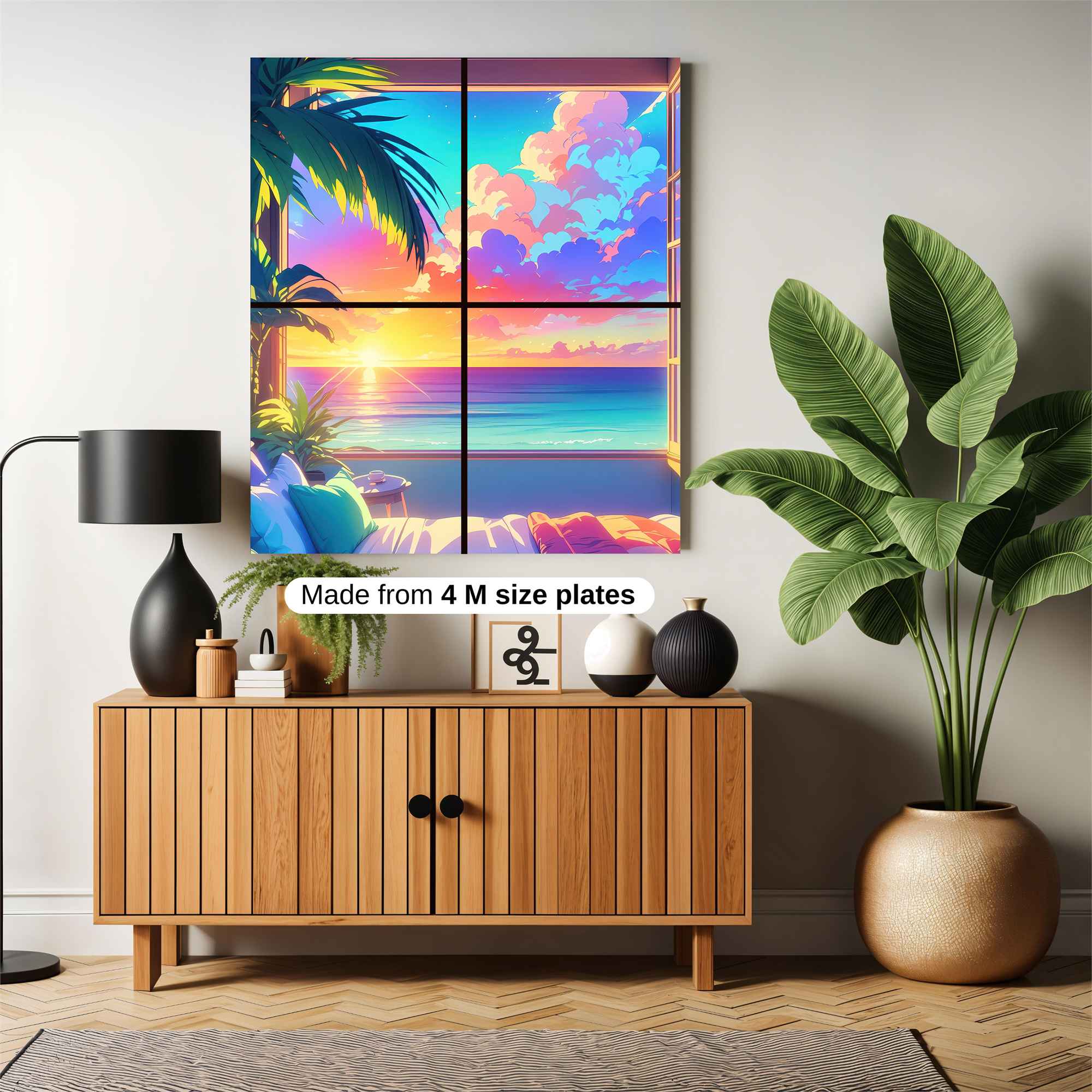 Sunset Serenity Safe Wall Magnetic / M