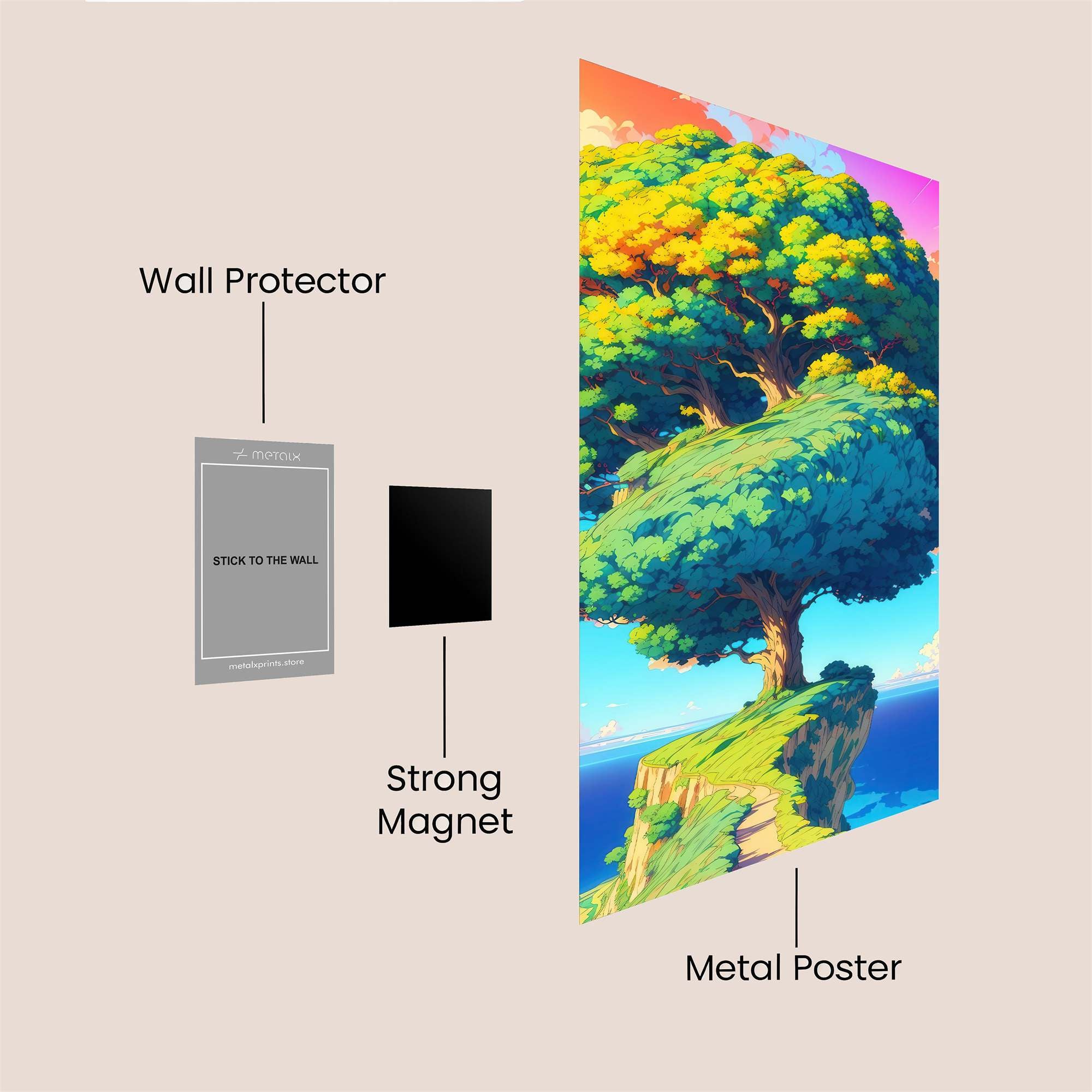 Nedra's Serenity Safe Wall Magnetic / M
