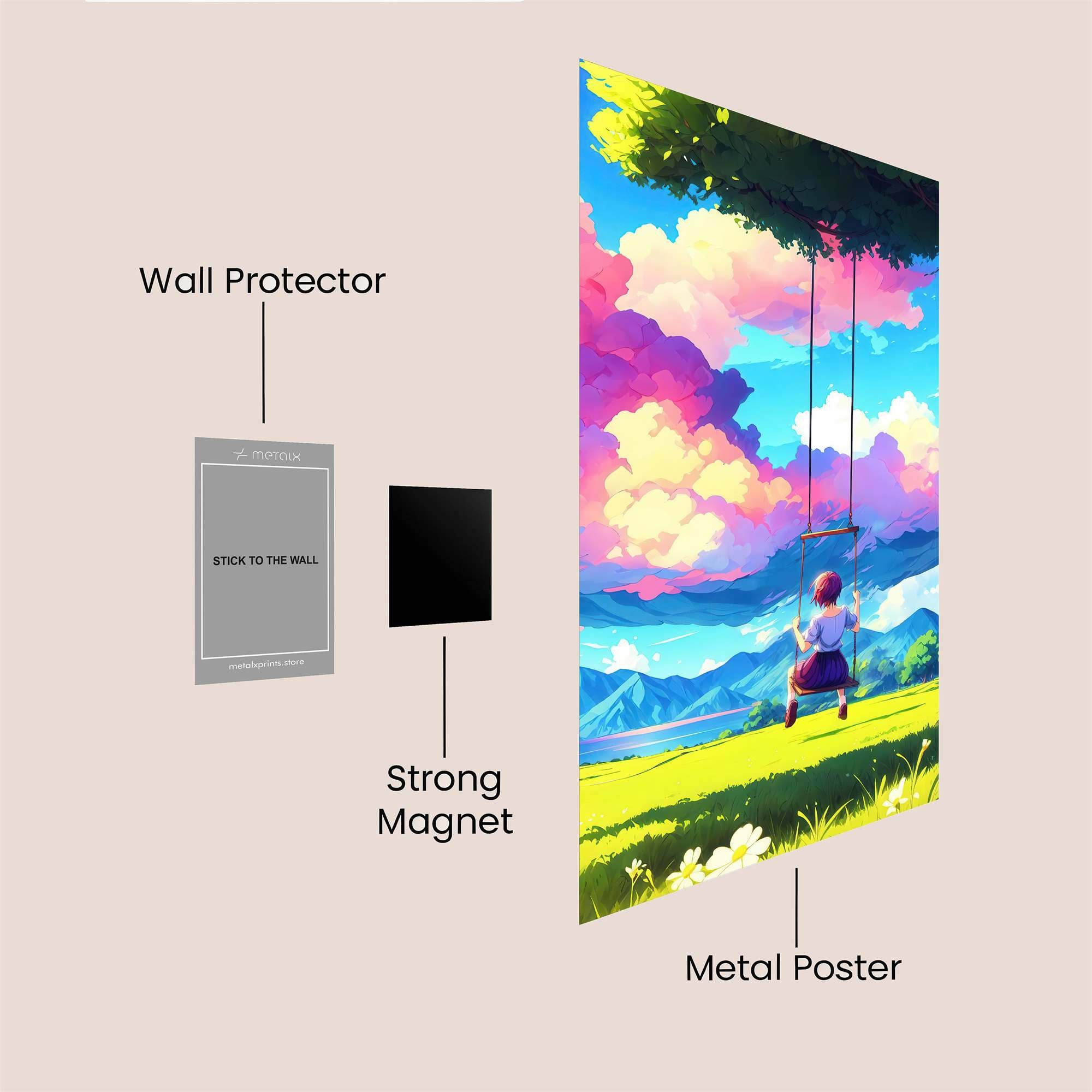 Swing Serenity Safe Wall Magnetic / M