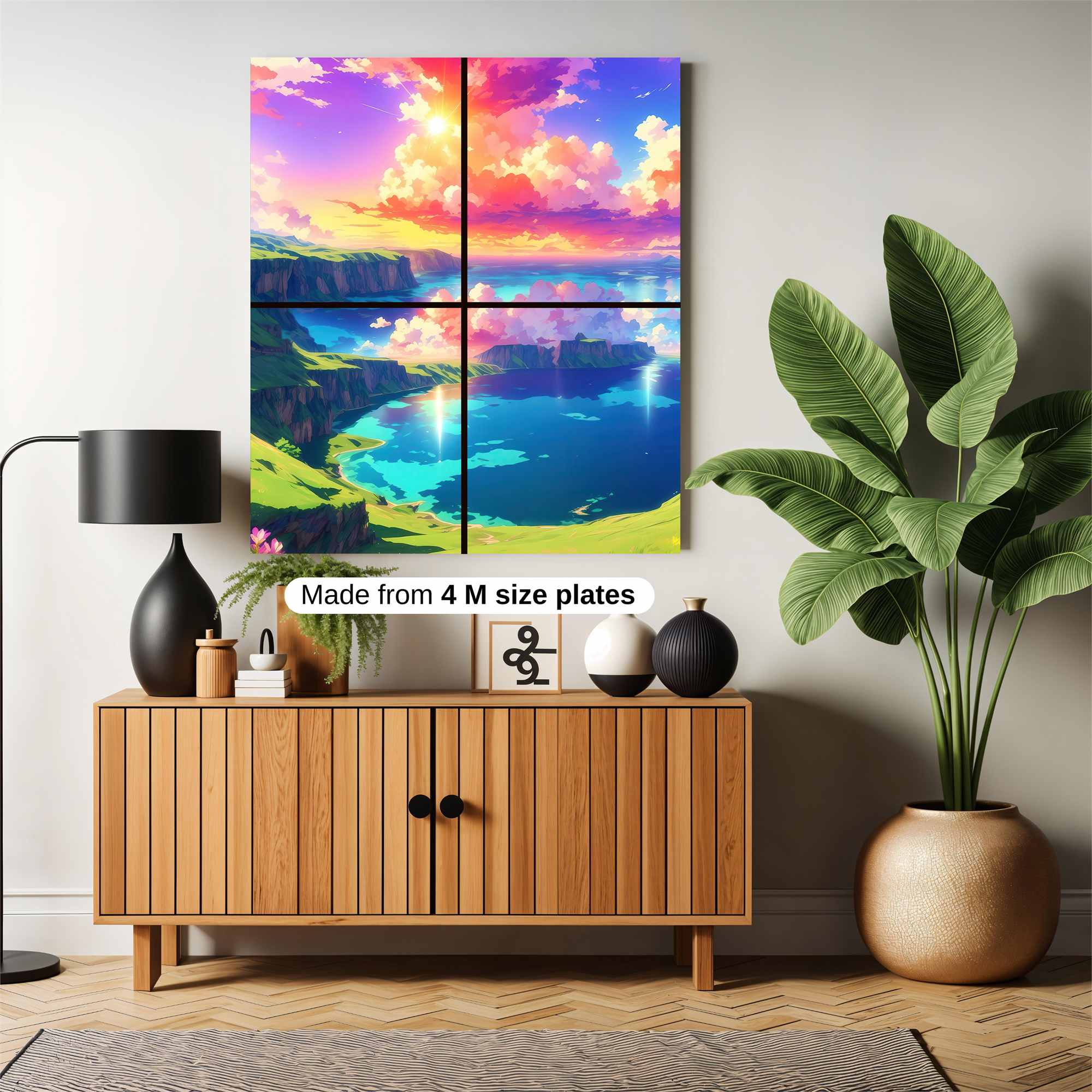 Sunset Serenity Safe Wall Magnetic / M