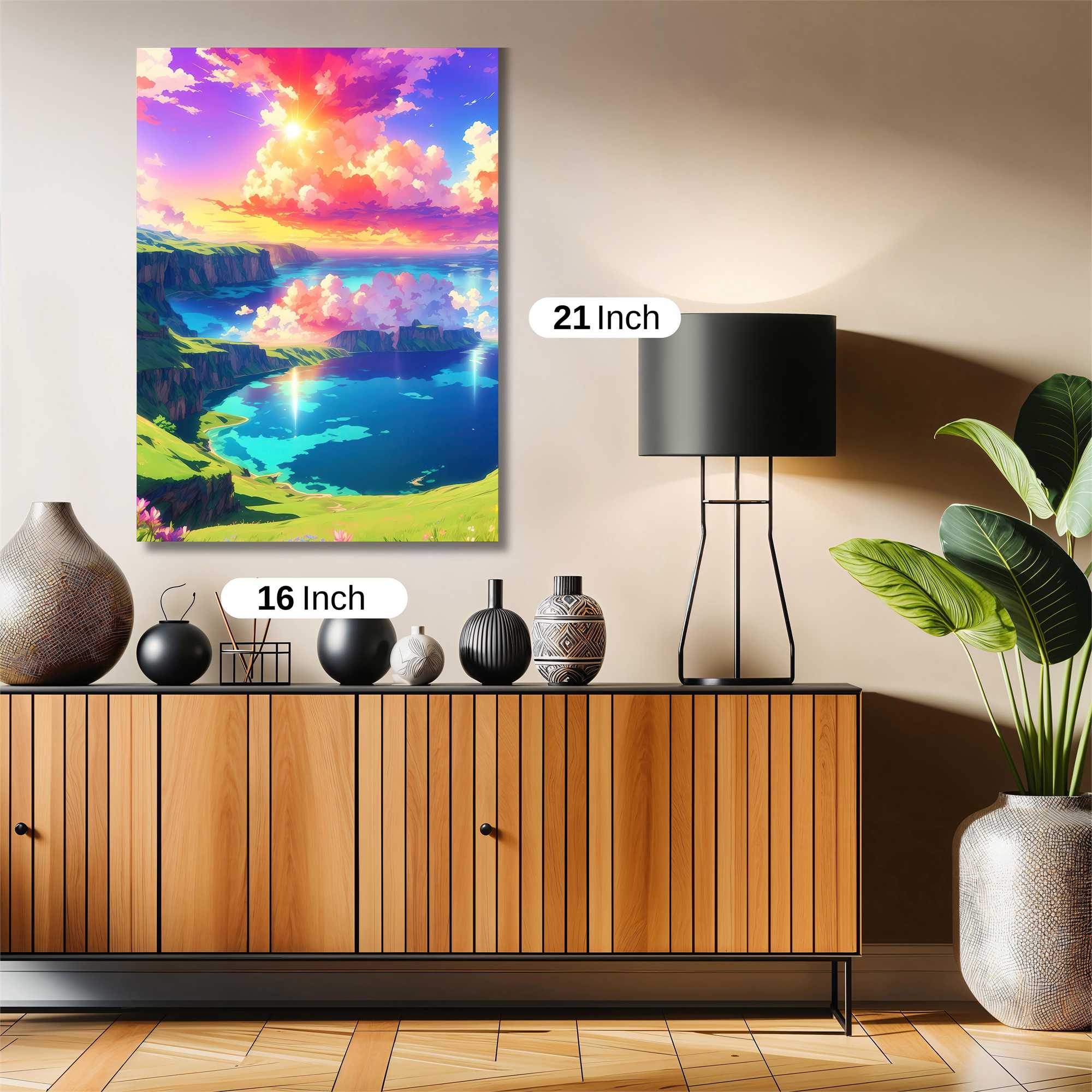 Sunset Serenity Safe Wall Magnetic / M