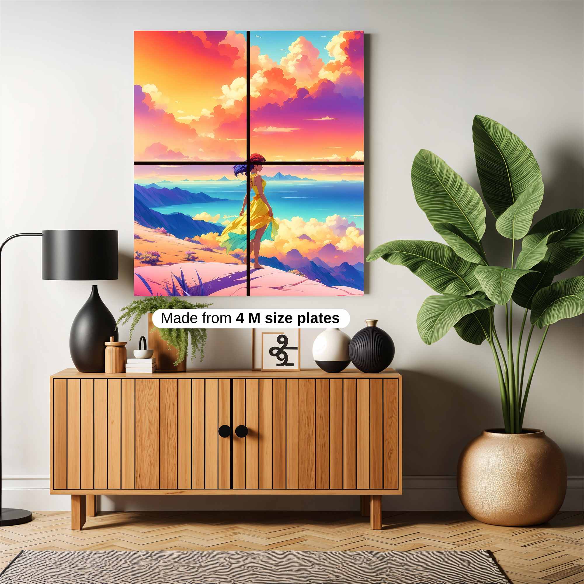 Sunset Serenity Safe Wall Magnetic / M
