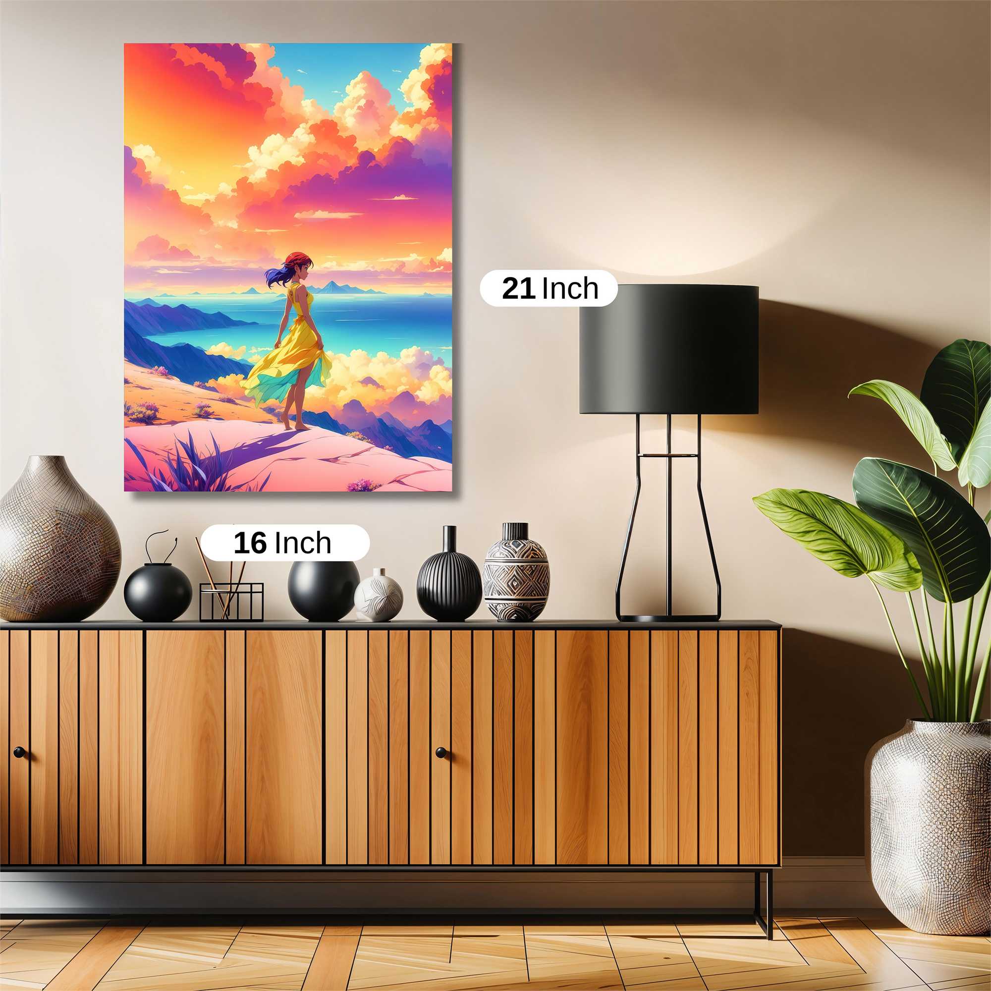 Sunset Serenity Safe Wall Magnetic / M