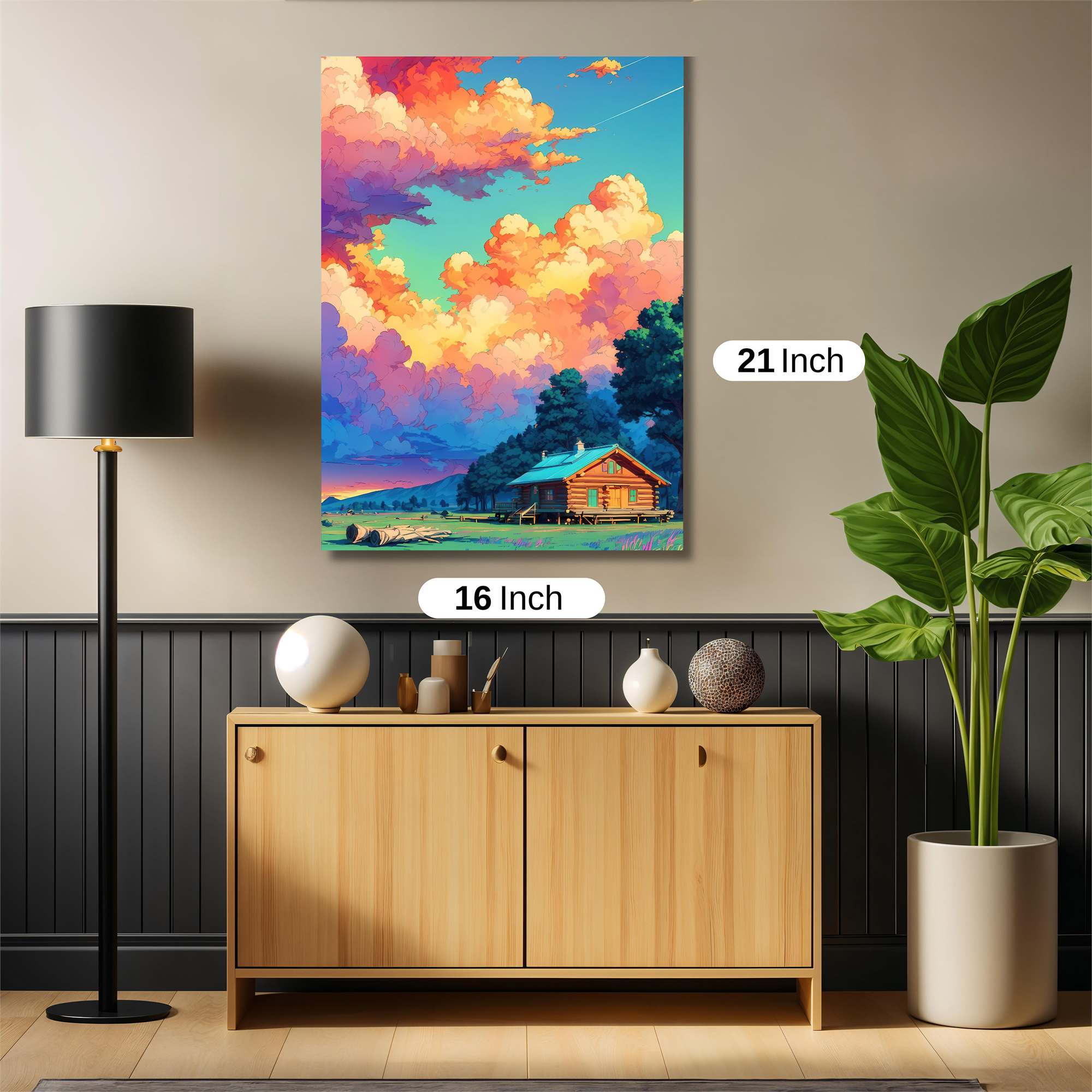 Cabin Serenity Safe Wall Magnetic / M