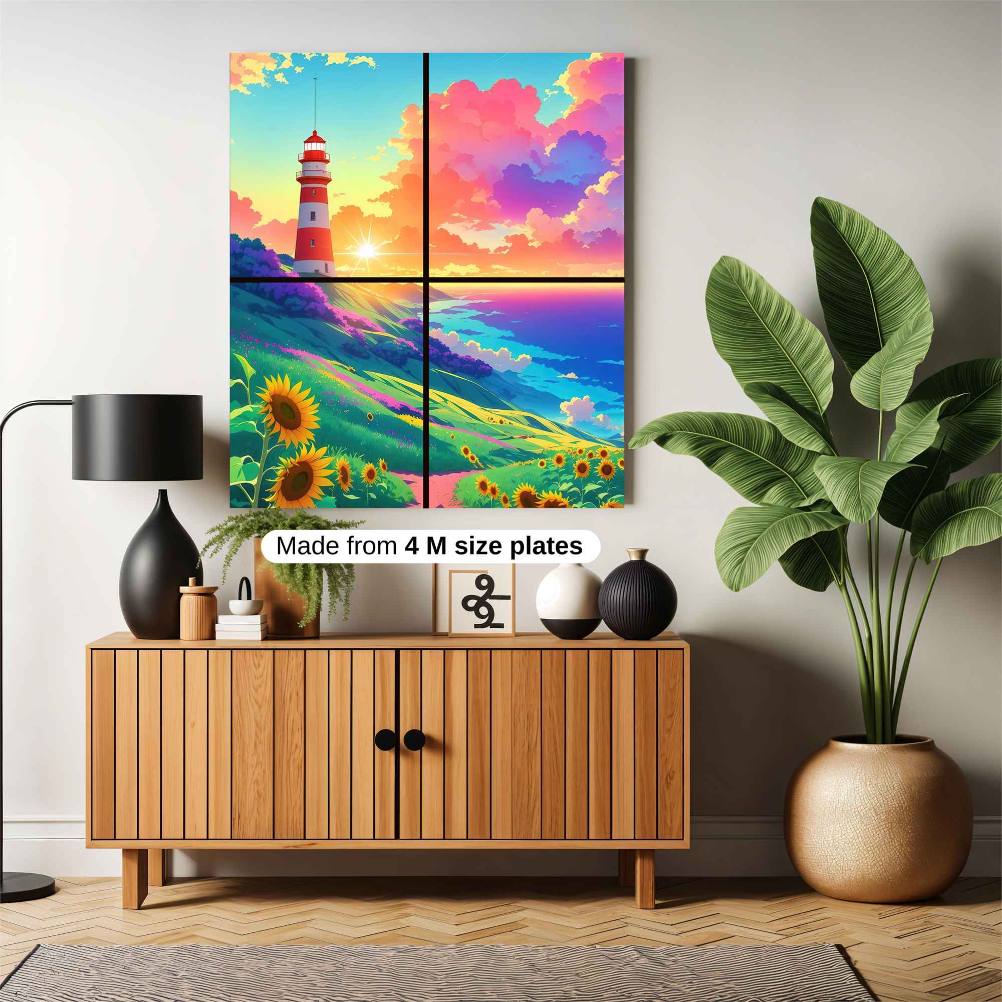 Sunset Serenity Safe Wall Magnetic / M