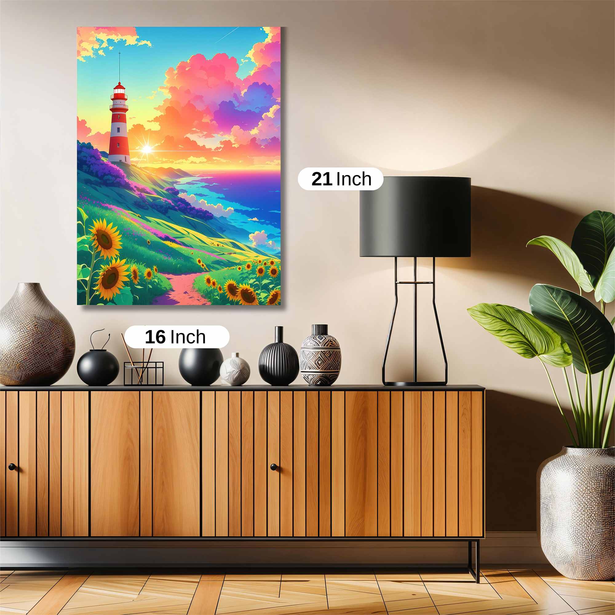 Sunset Serenity Safe Wall Magnetic / M