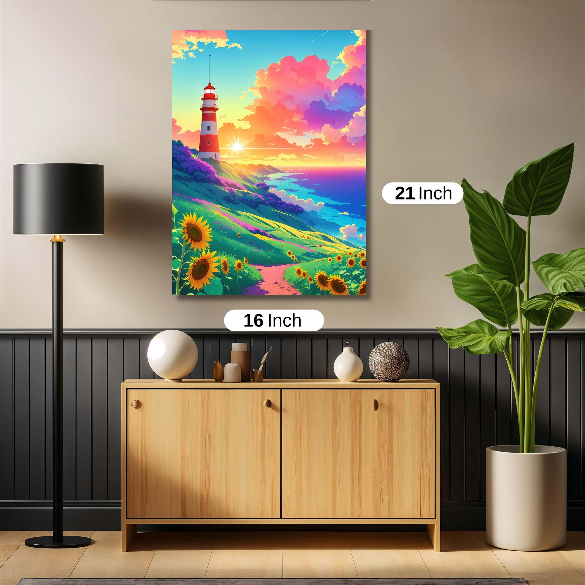 Sunset Serenity Safe Wall Magnetic / M