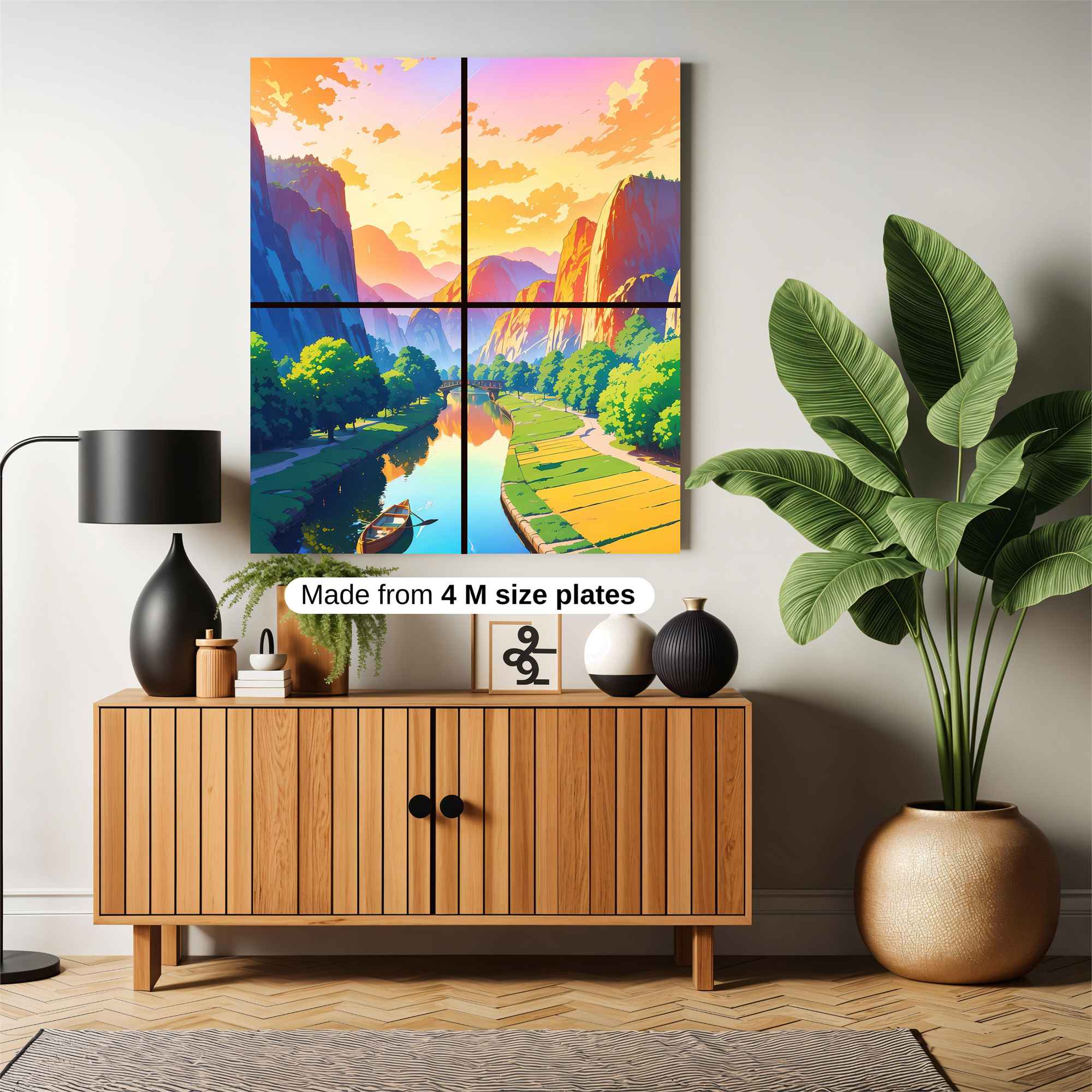Sunset Serenity Safe Wall Magnetic / M