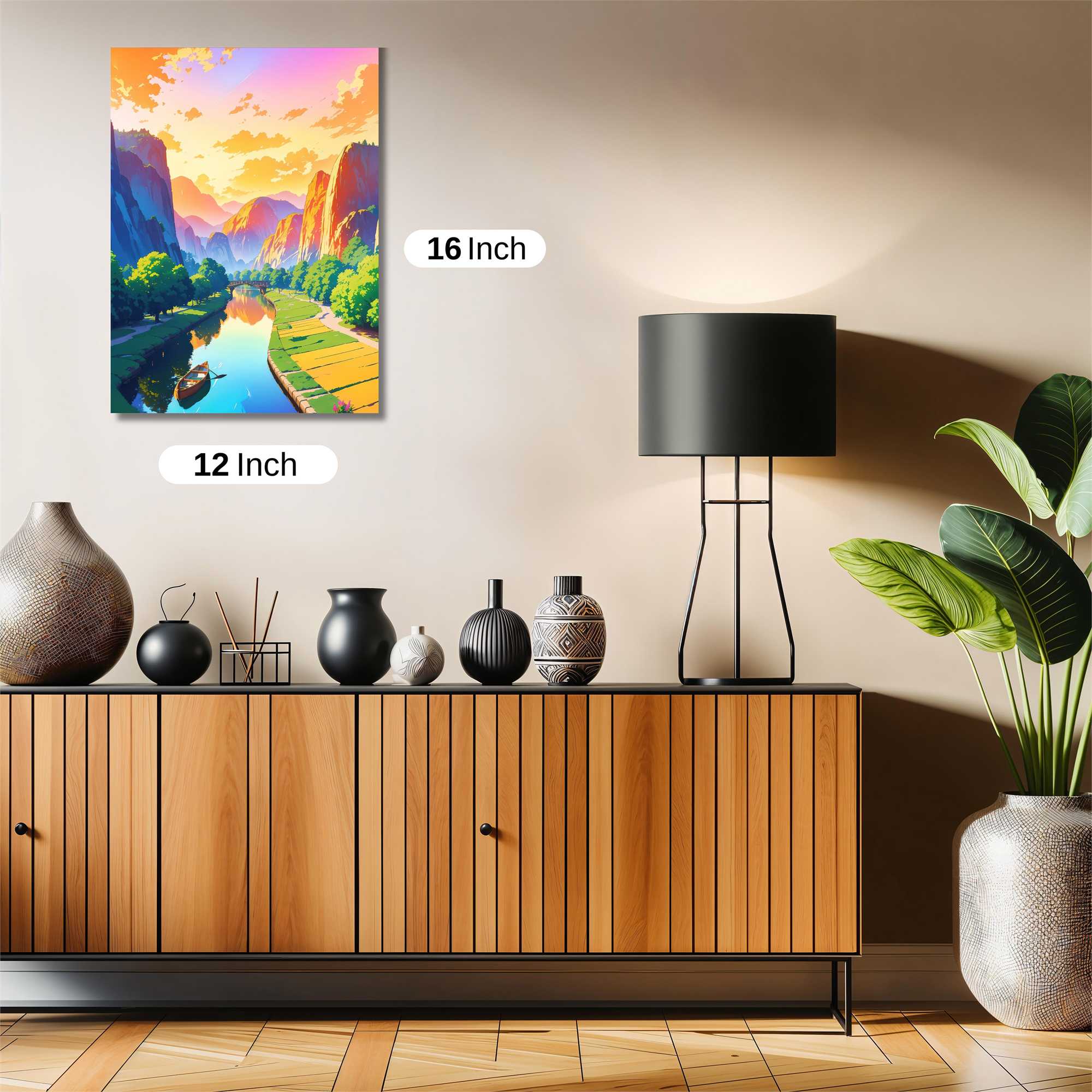 Sunset Serenity Safe Wall Magnetic / M