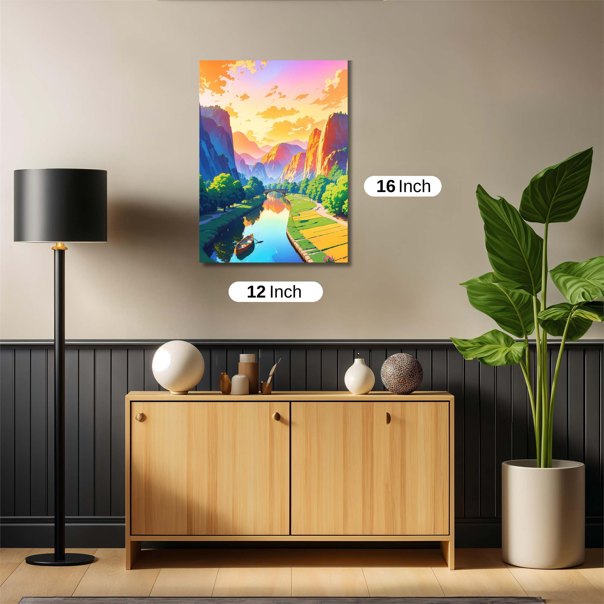 Sunset Serenity Safe Wall Magnetic / M