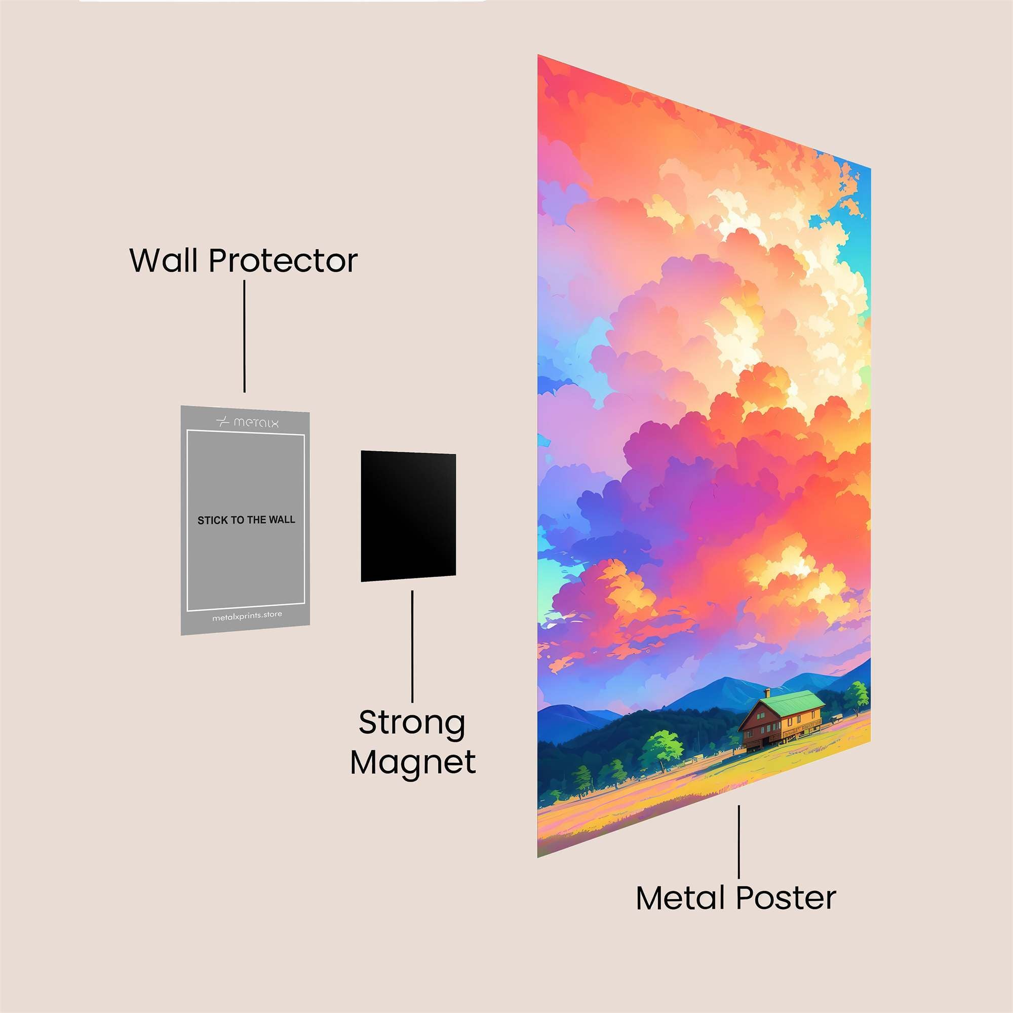 Cabin Serenity Safe Wall Magnetic / M