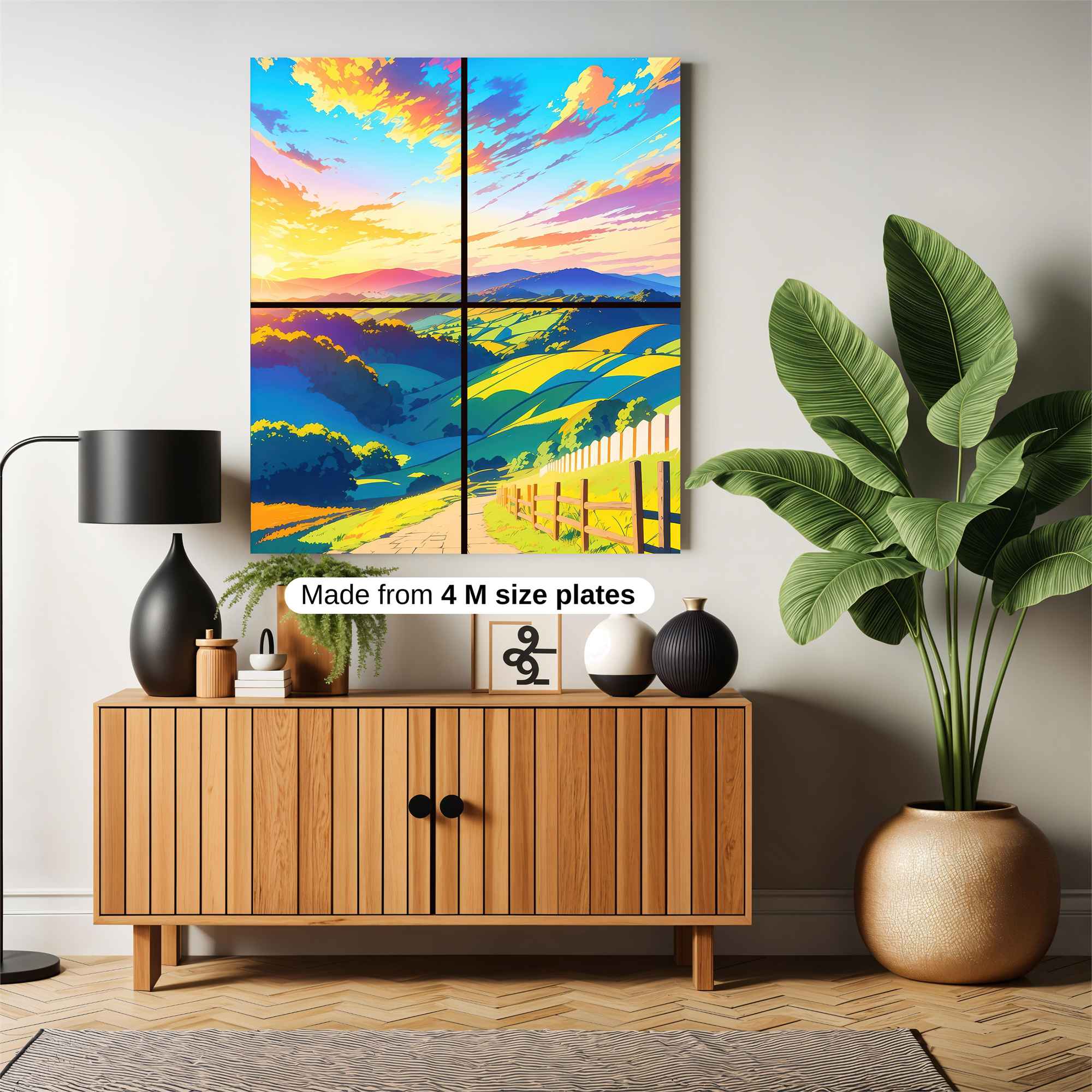 Sunset Serenity Safe Wall Magnetic / M