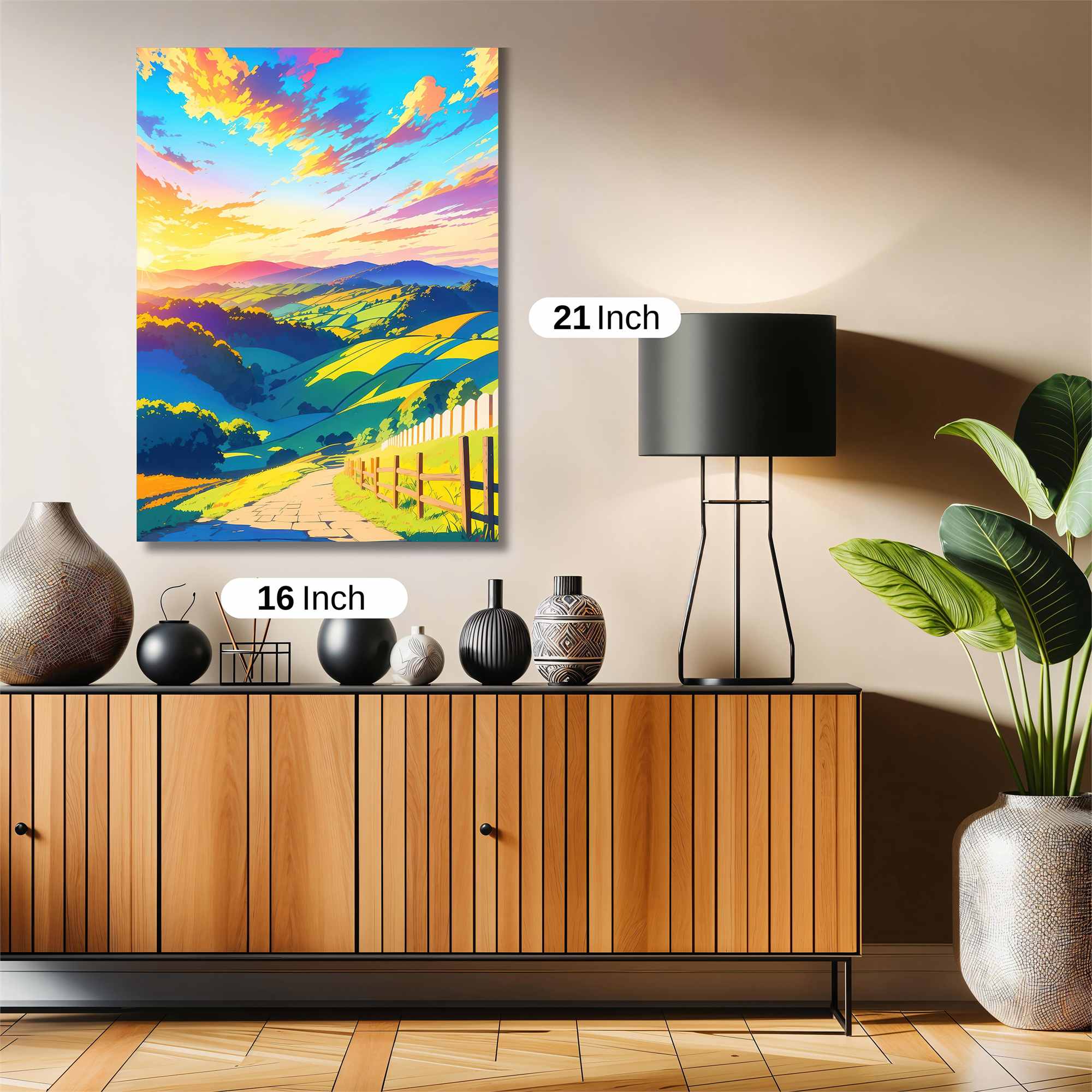 Sunset Serenity Safe Wall Magnetic / M