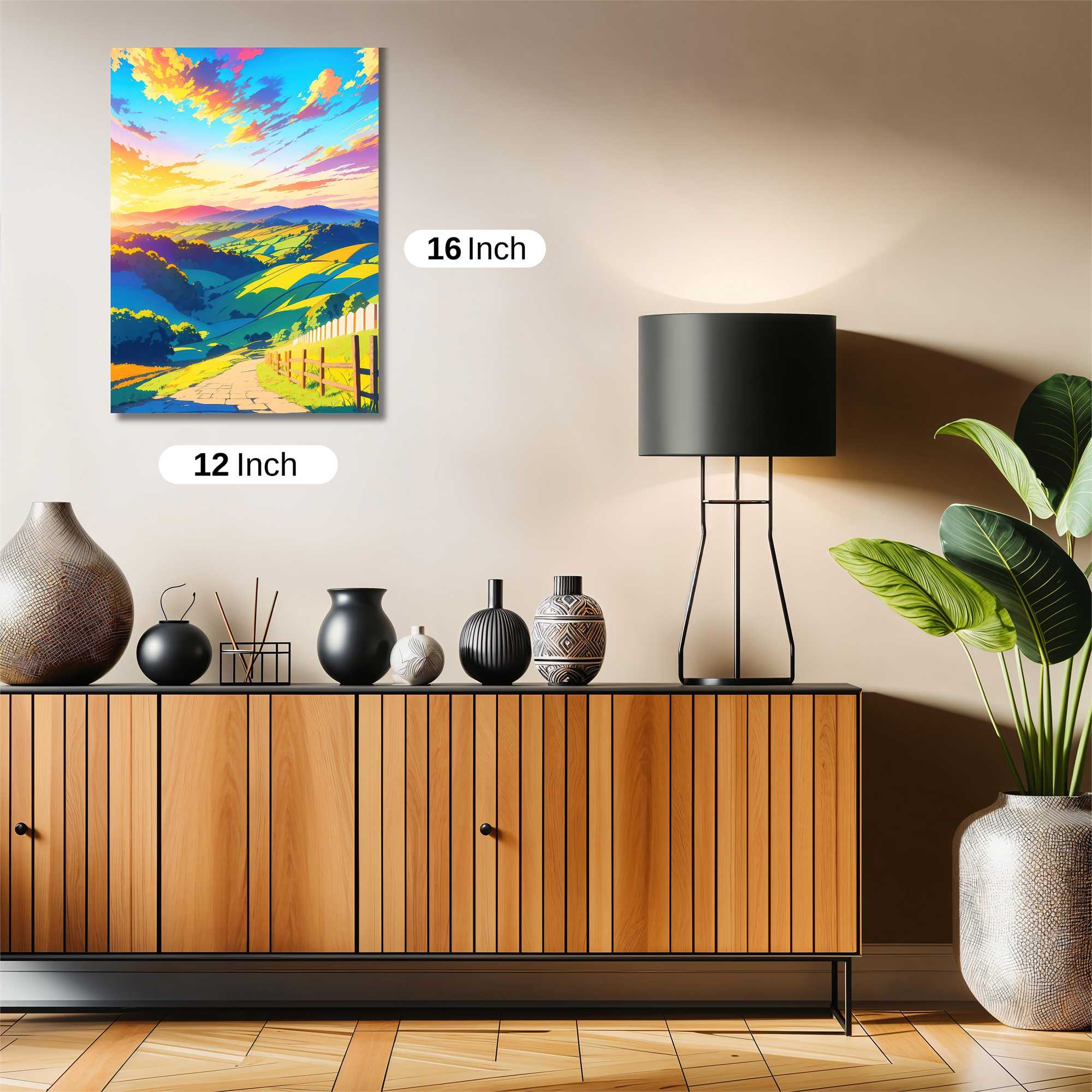 Sunset Serenity Safe Wall Magnetic / M