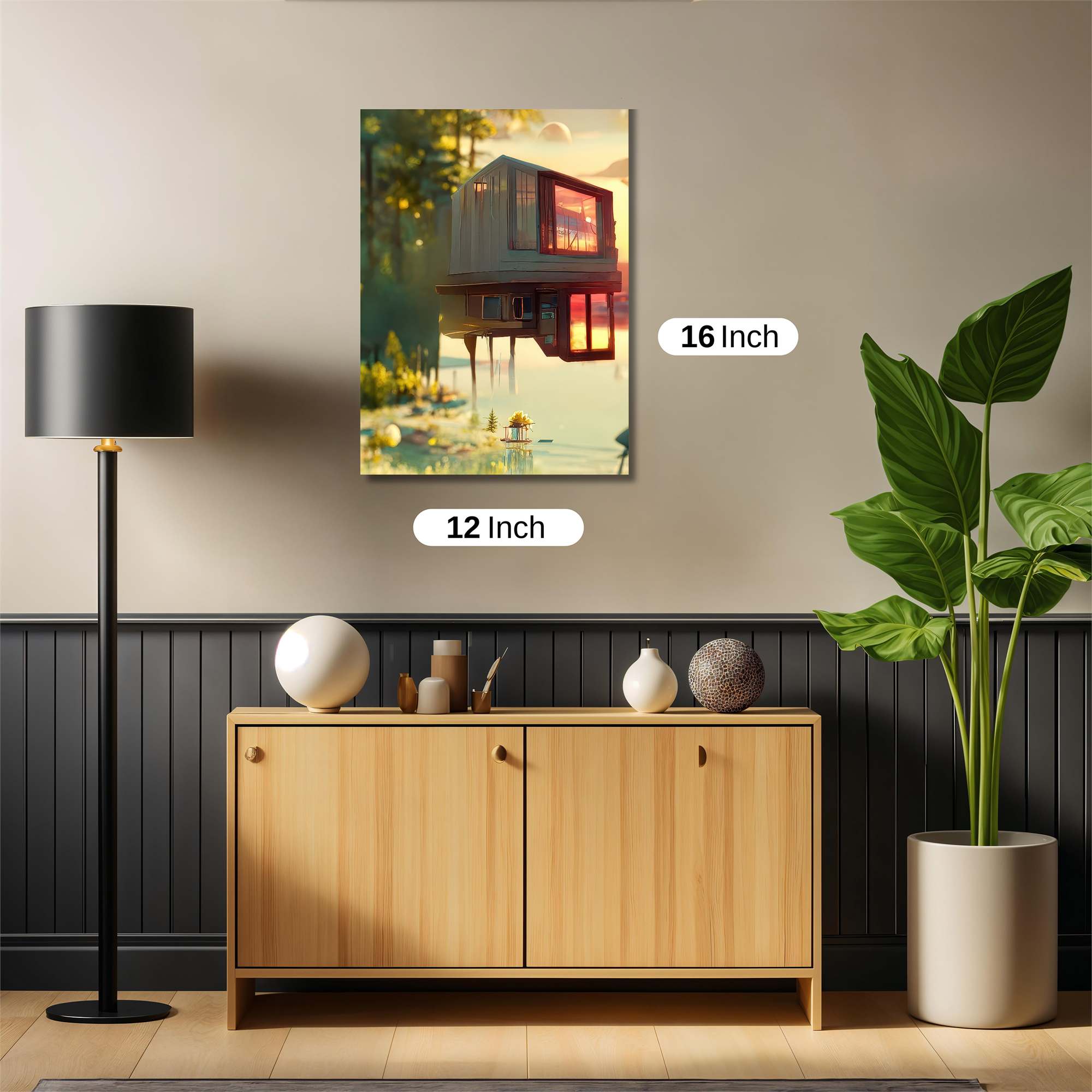 Cabin Dreamscape Safe Wall Magnetic / M