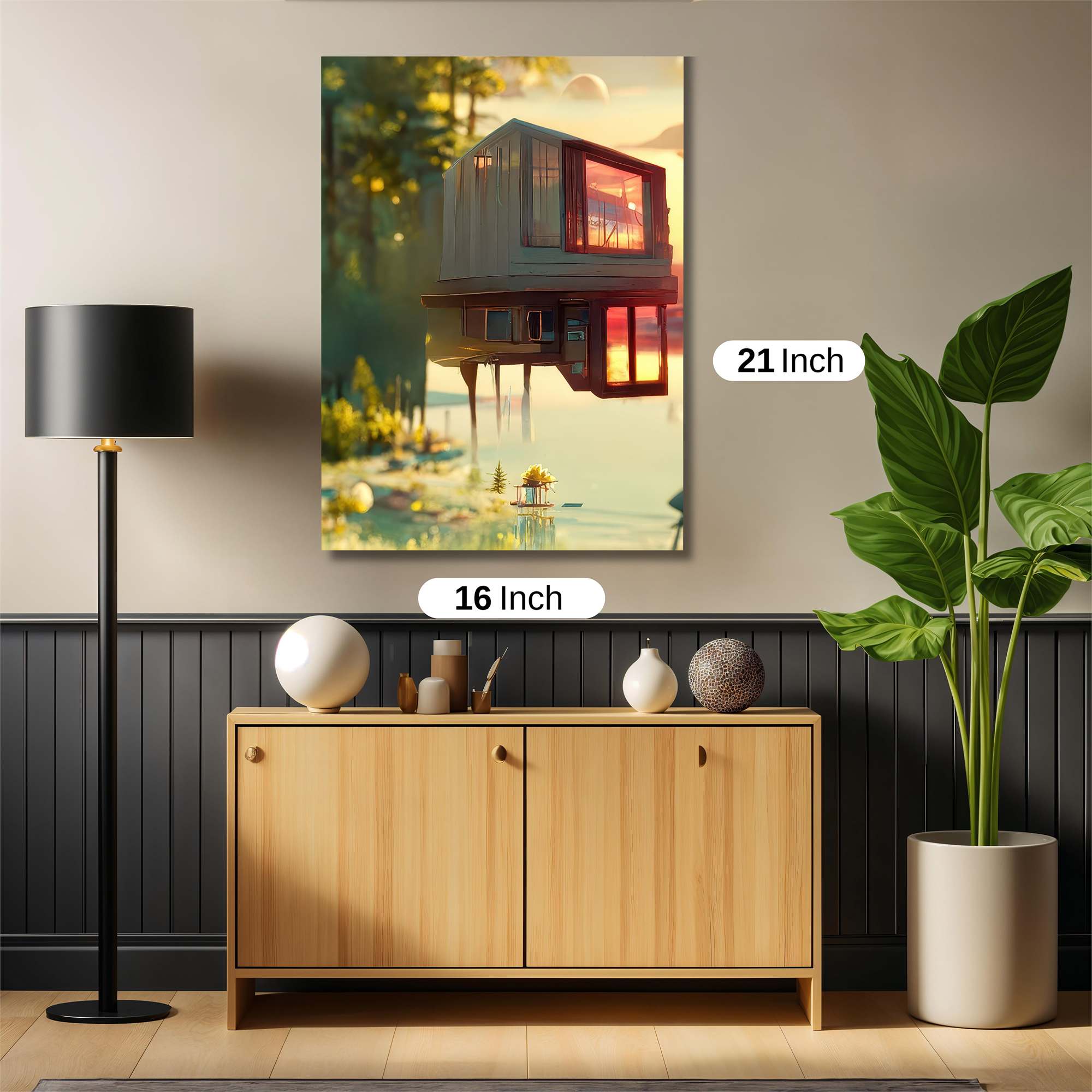 Cabin Dreamscape Safe Wall Magnetic / M