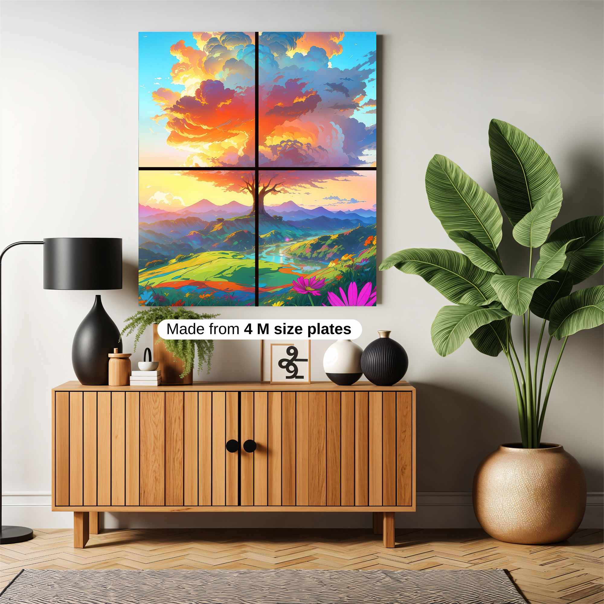 Sunset Serenity Safe Wall Magnetic / M