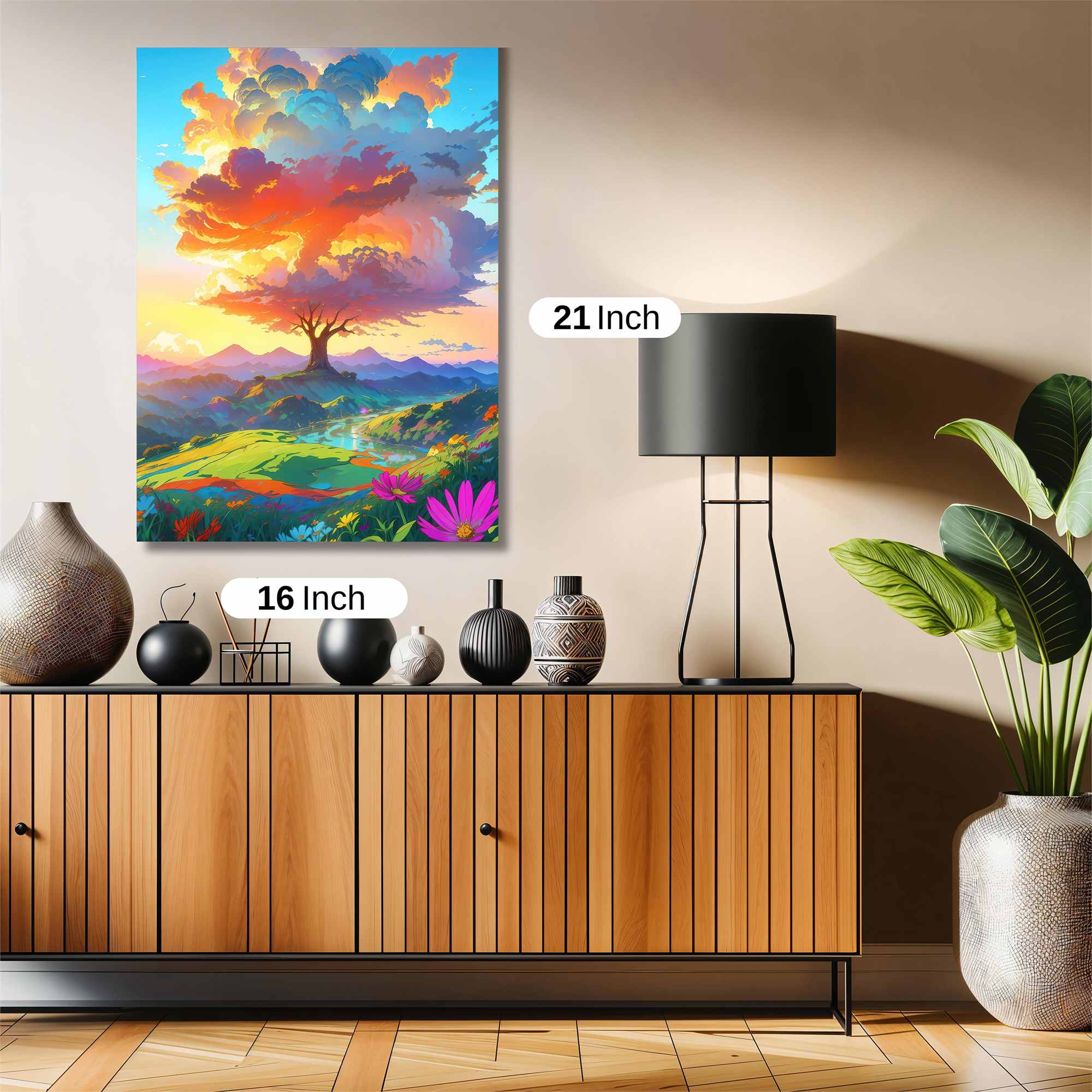 Sunset Serenity Safe Wall Magnetic / M