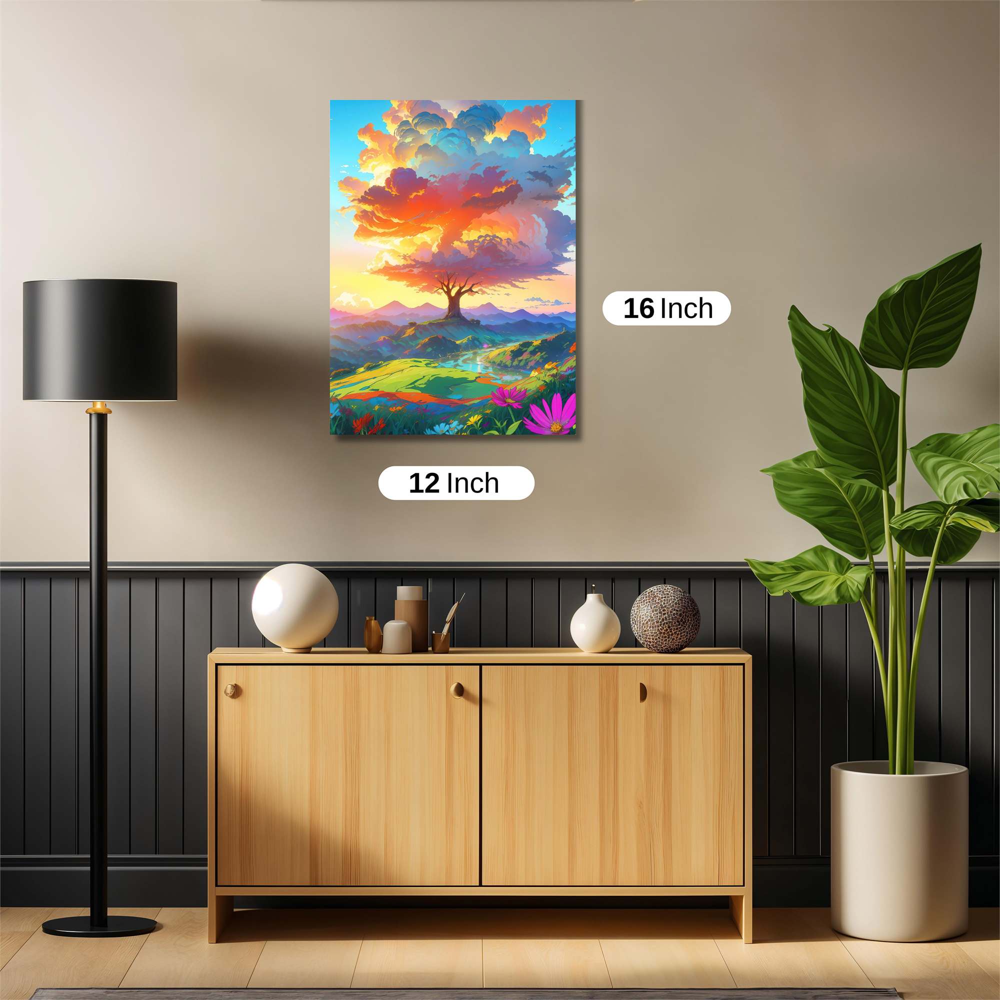 Sunset Serenity Safe Wall Magnetic / M