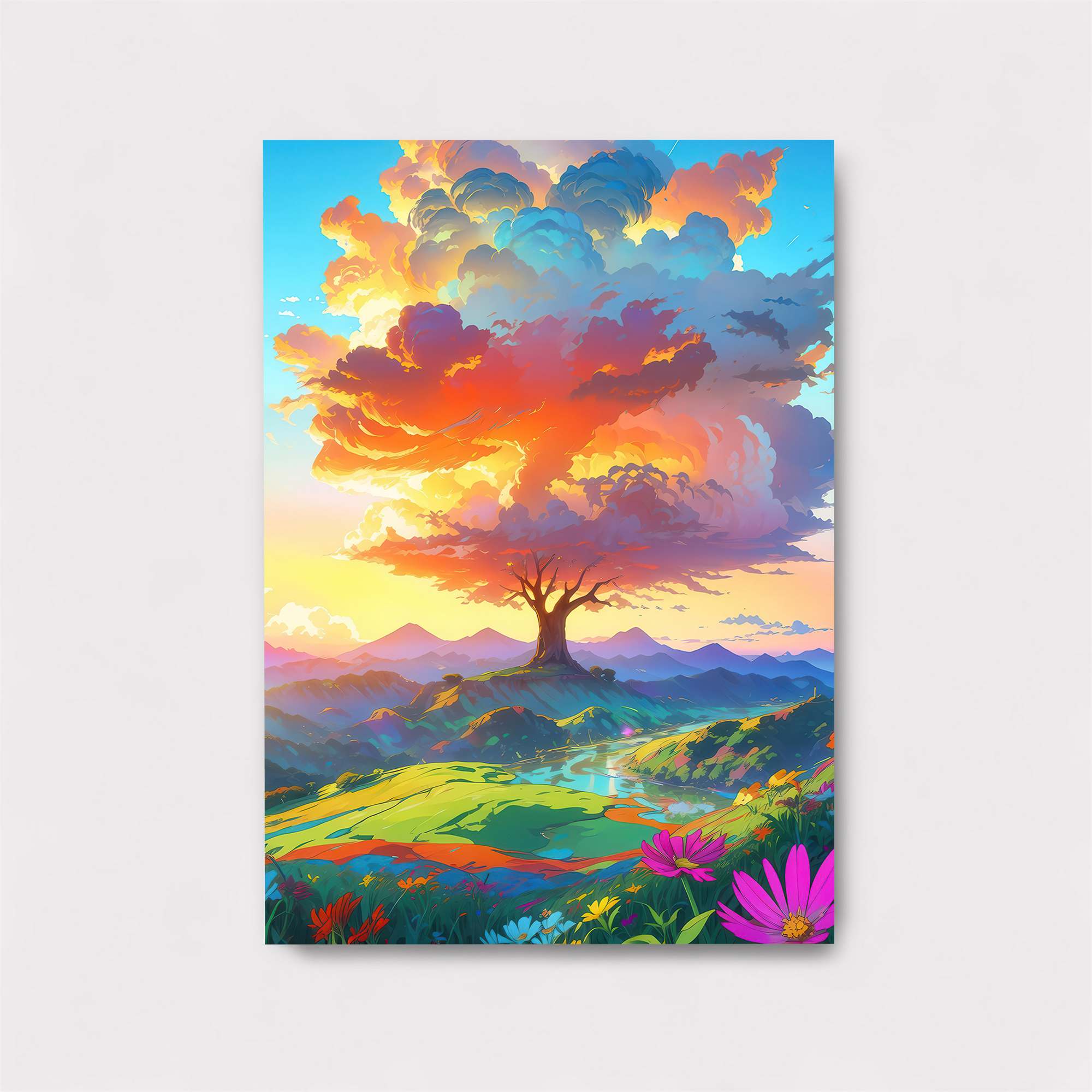 Sunset Serenity Safe Wall Magnetic / M